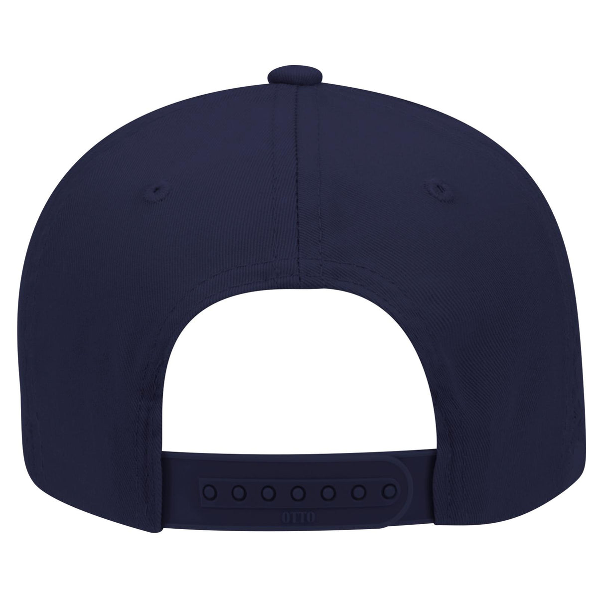 Rear View of 004 - Navy OTTO CAP 6 Panel Low Profile Baseball Cap