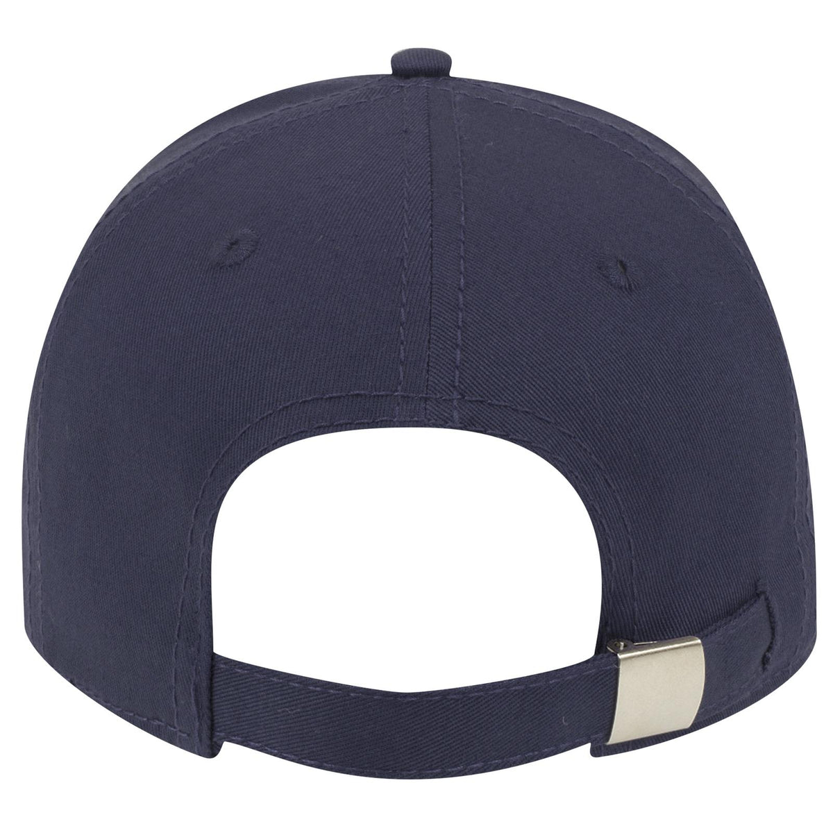 Rear View of 004 - Navy OTTO CAP 6 Panel Low Profile Baseball Cap