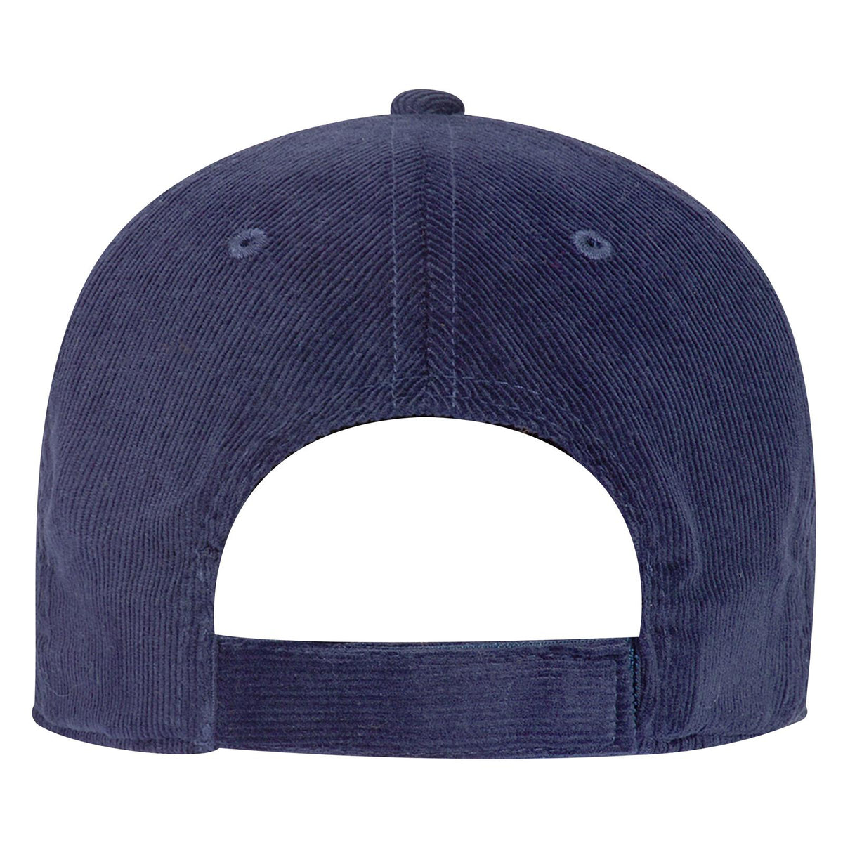 Rear View of 004 - Navy OTTO CAP 6 Panel Low Profile Baseball Cap