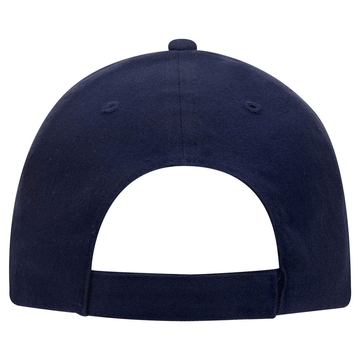 Rear View of 004 - Navy OTTO CAP 6 Panel Low Profile Baseball Cap