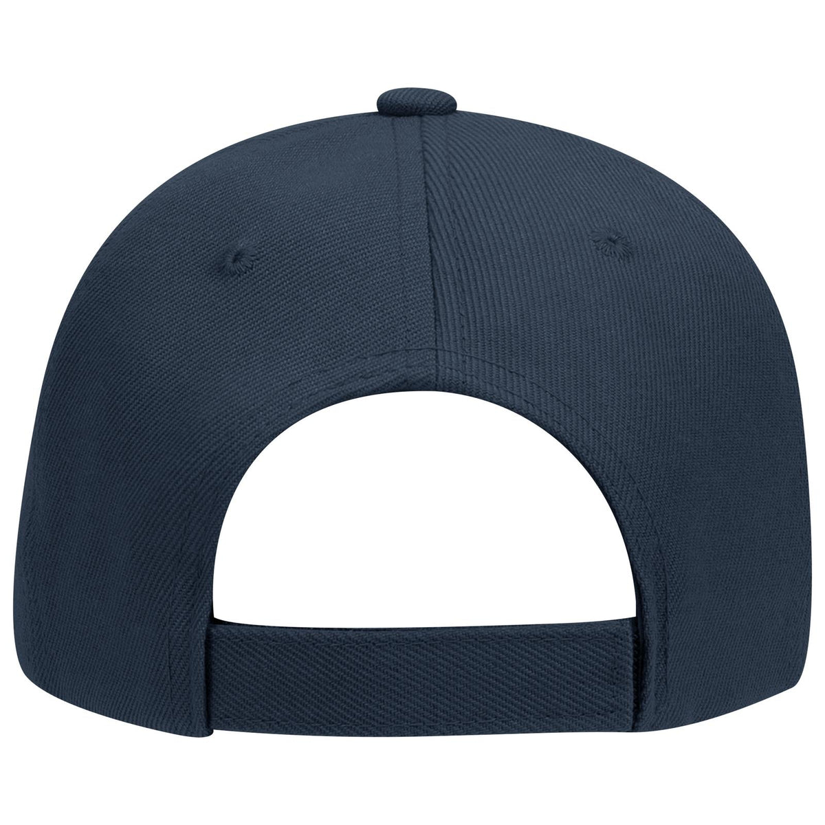 Rear View of 004 - Navy OTTO CAP 6 Panel Low Profile Baseball Cap