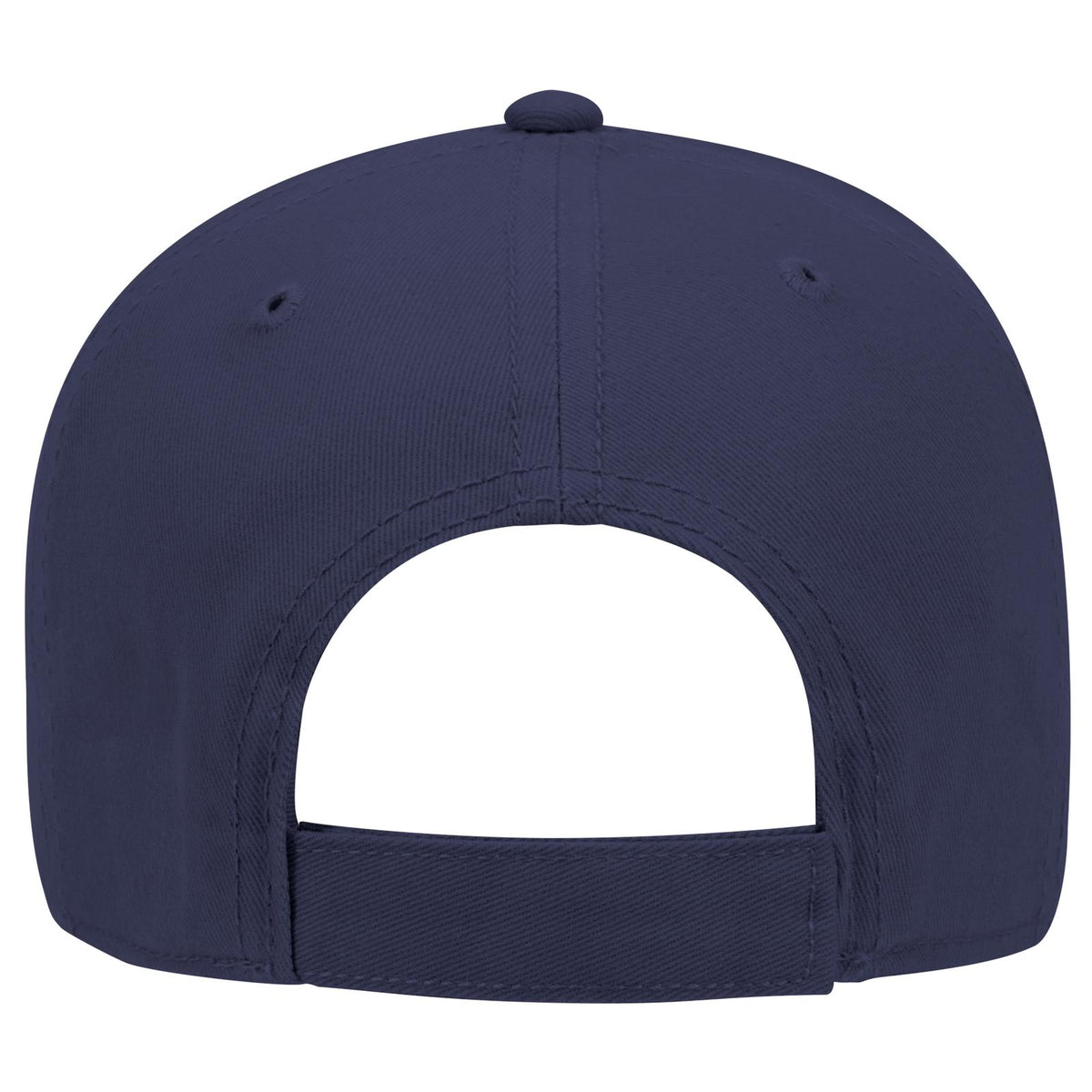 Rear View of 004 - Navy OTTO CAP 6 Panel Low Profile Baseball Cap