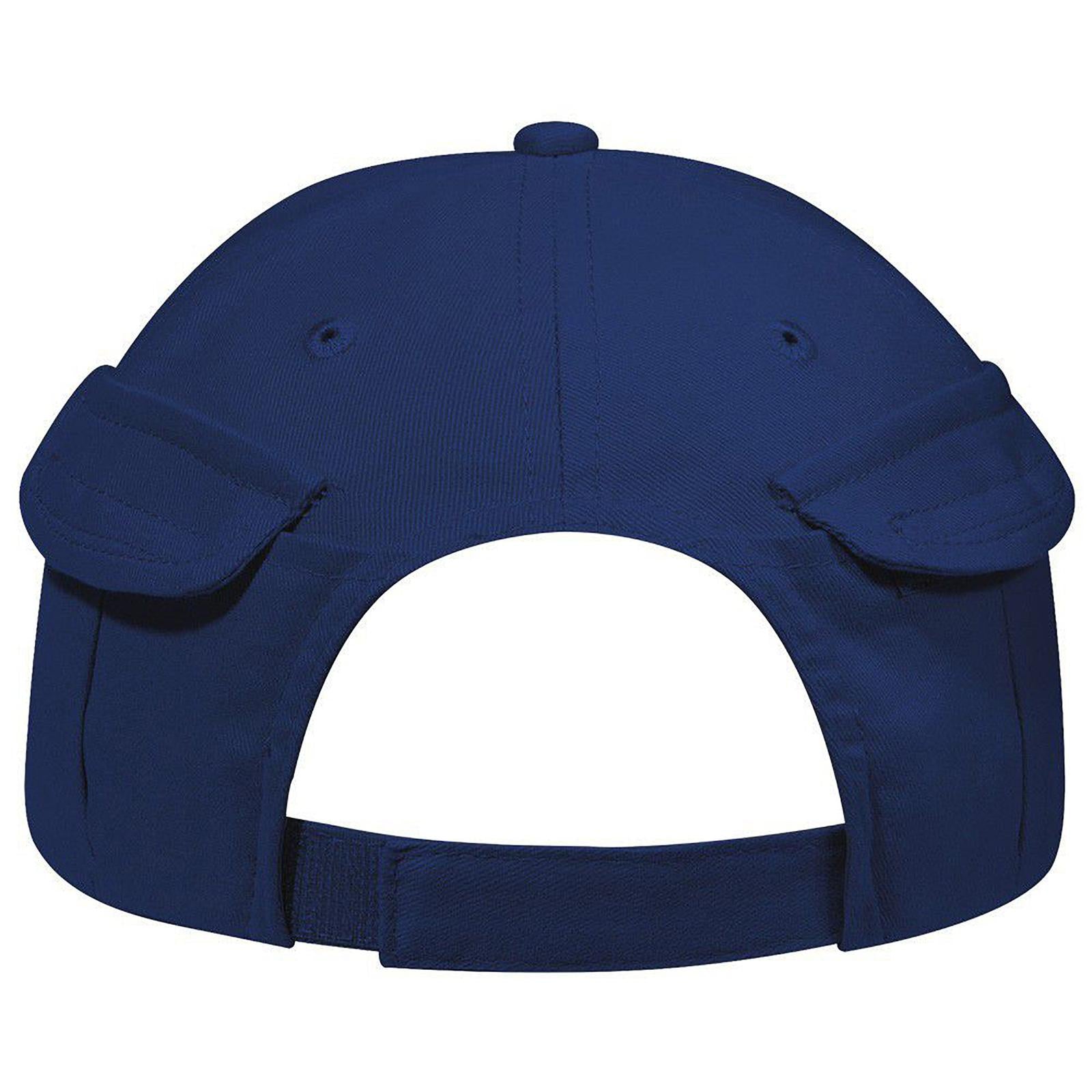Rear View of 004 - Navy OTTO CAP 6 Panel Low Profile Baseball Cap