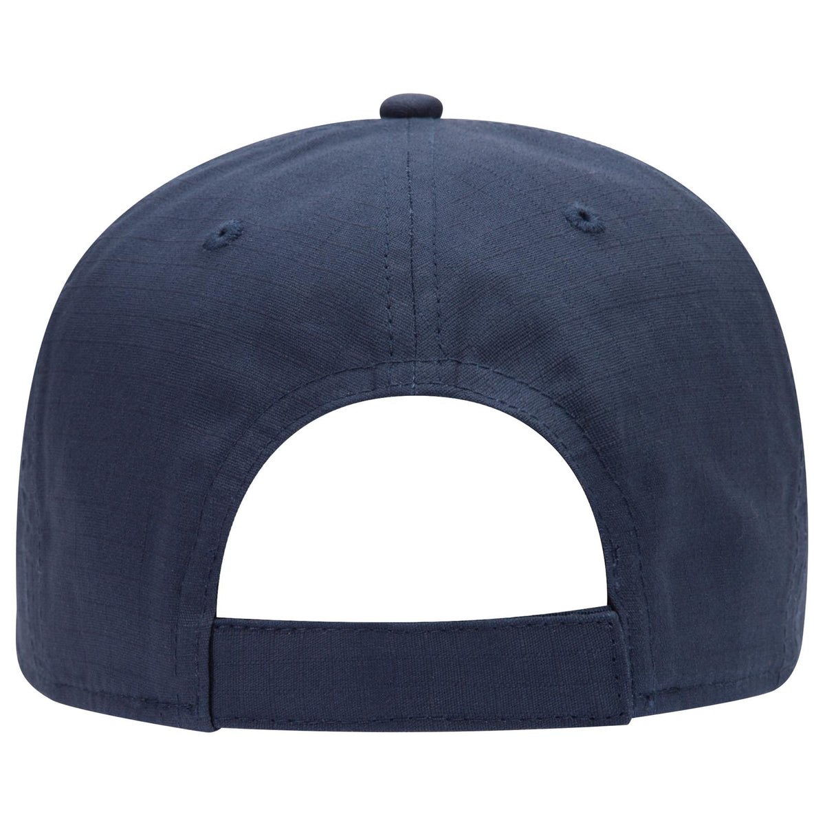 Rear View of 004 - Navy OTTO CAP 6 Panel Low Profile Baseball Cap