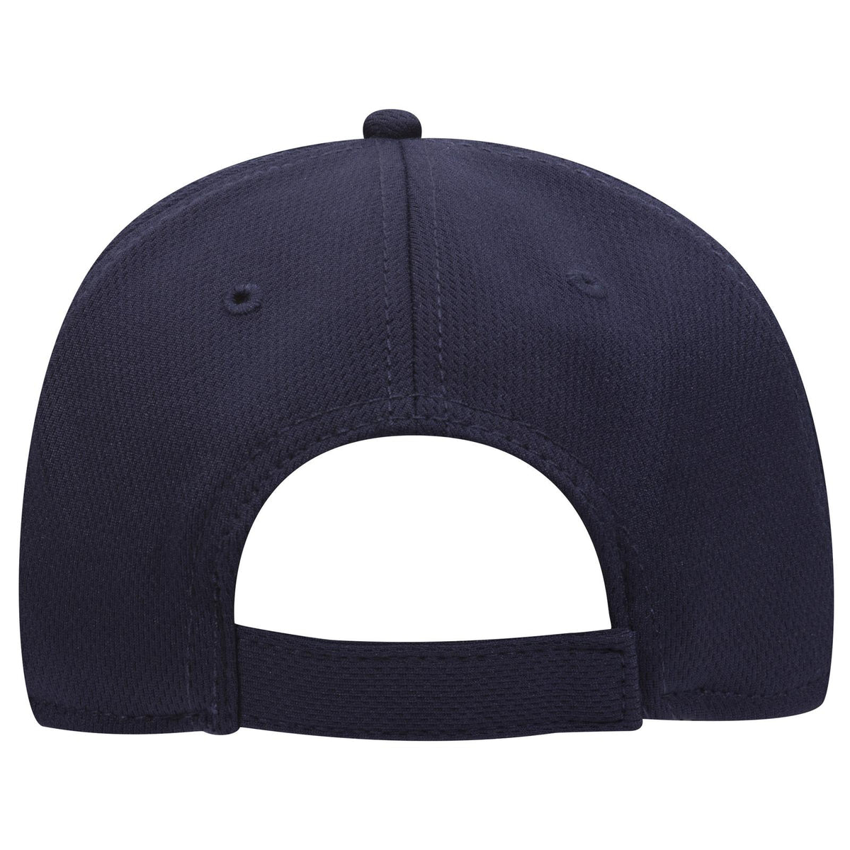 Rear View of 004 - Navy OTTO CAP 6 Panel Low Profile Baseball Cap