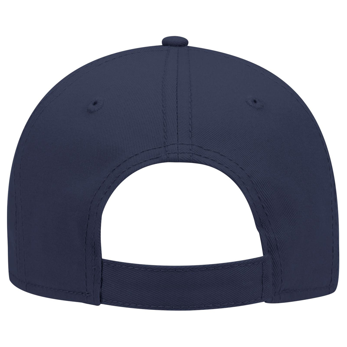 Rear View of 004 - Navy OTTO CAP 6 Panel Low Profile Baseball Cap