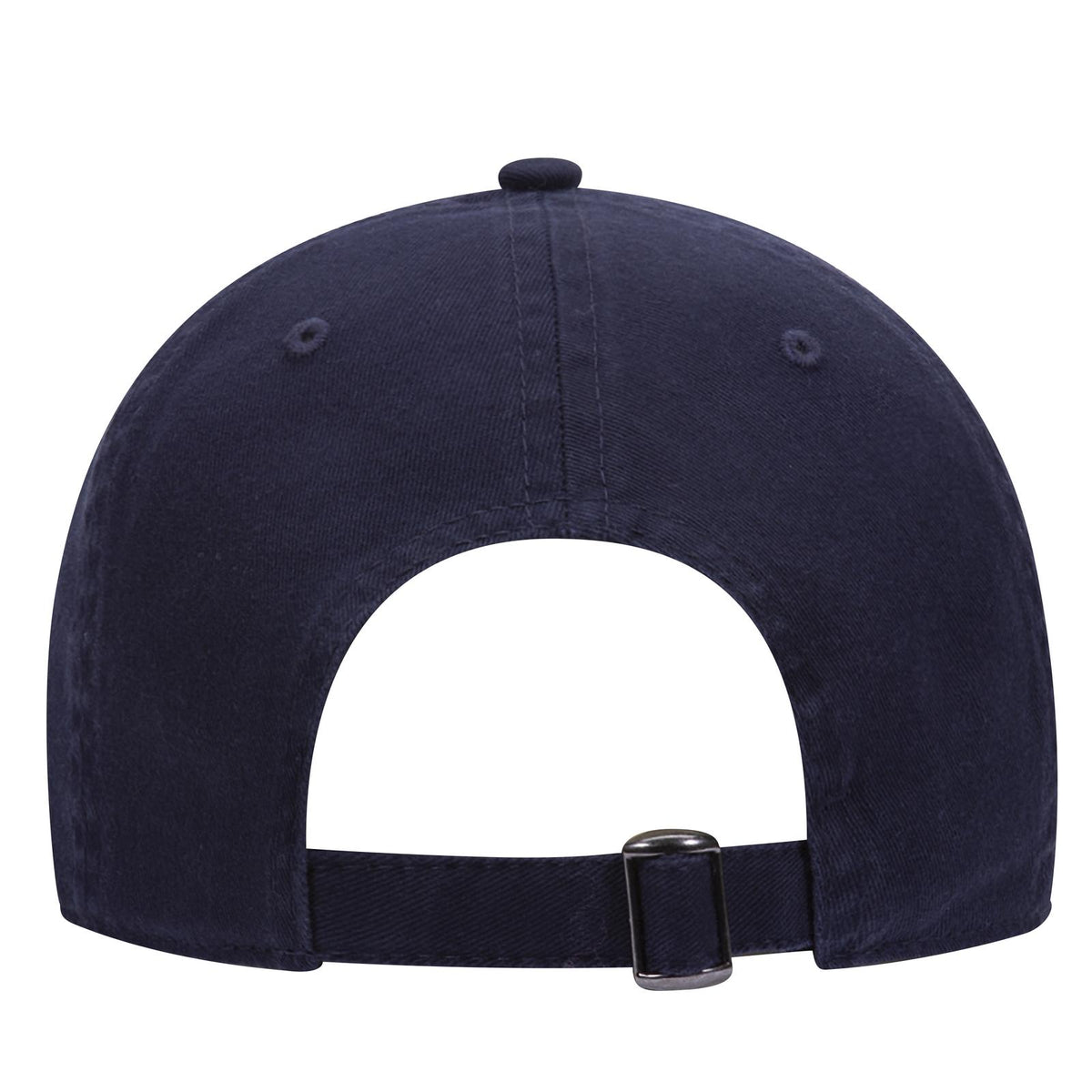 Rear View of 004 - Navy OTTO CAP 6 Panel Low Profile Dad Hat