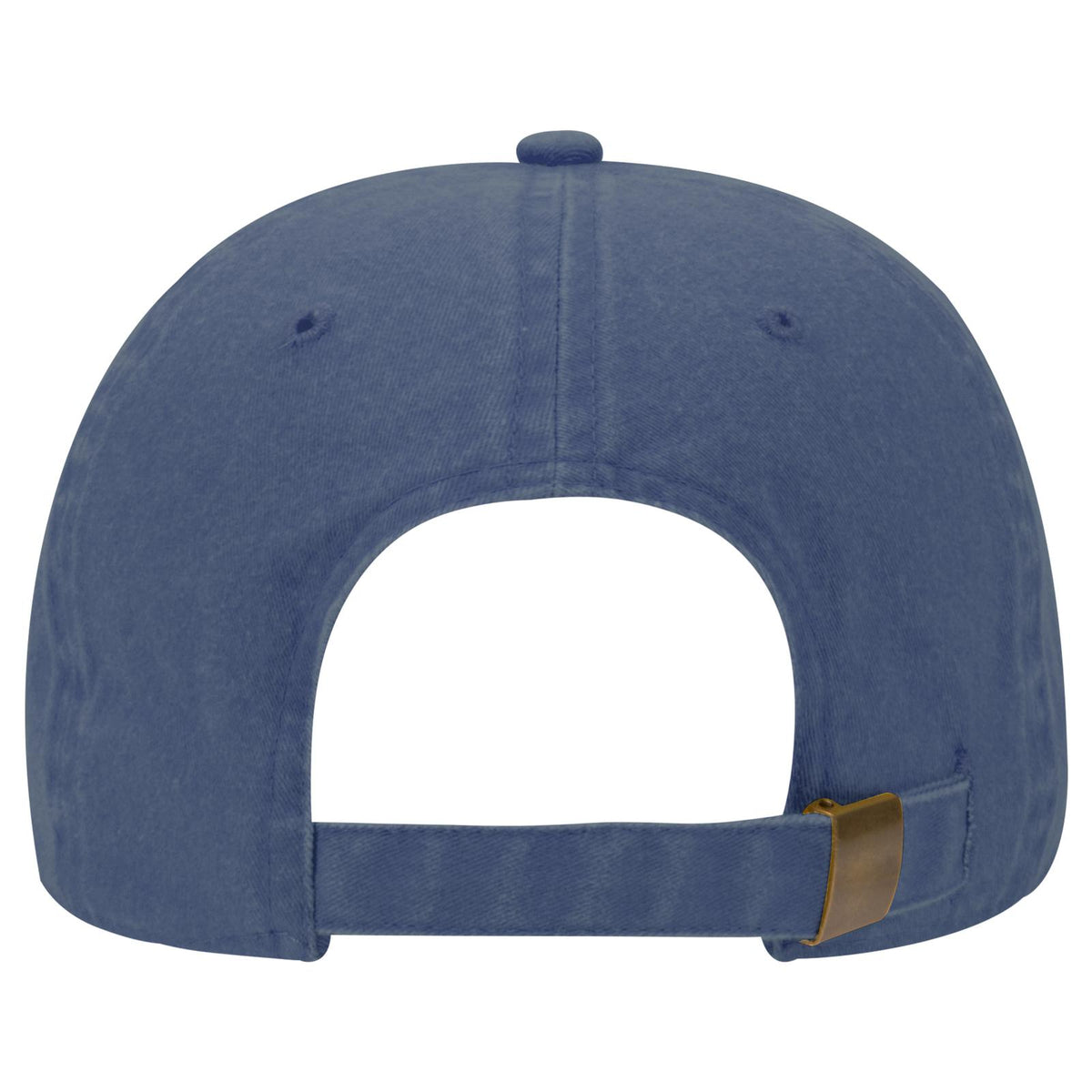 Rear View of 004 - Navy OTTO CAP 6 Panel Low Profile Dad Hat