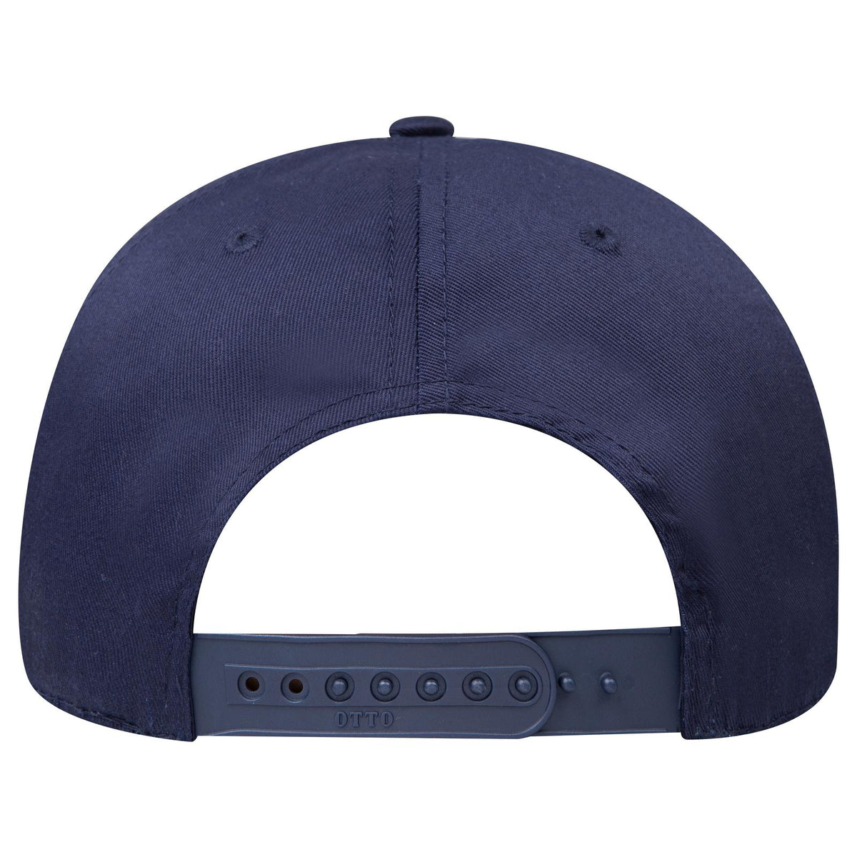 Rear View of 004 - Navy OTTO CAP 6 Panel Mid Profile Baseball Cap