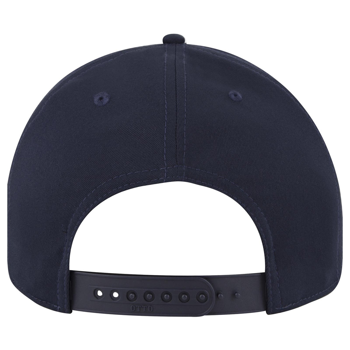 Rear View of 004 - Navy OTTO CAP 6 Panel Pro Style Baseball Cap