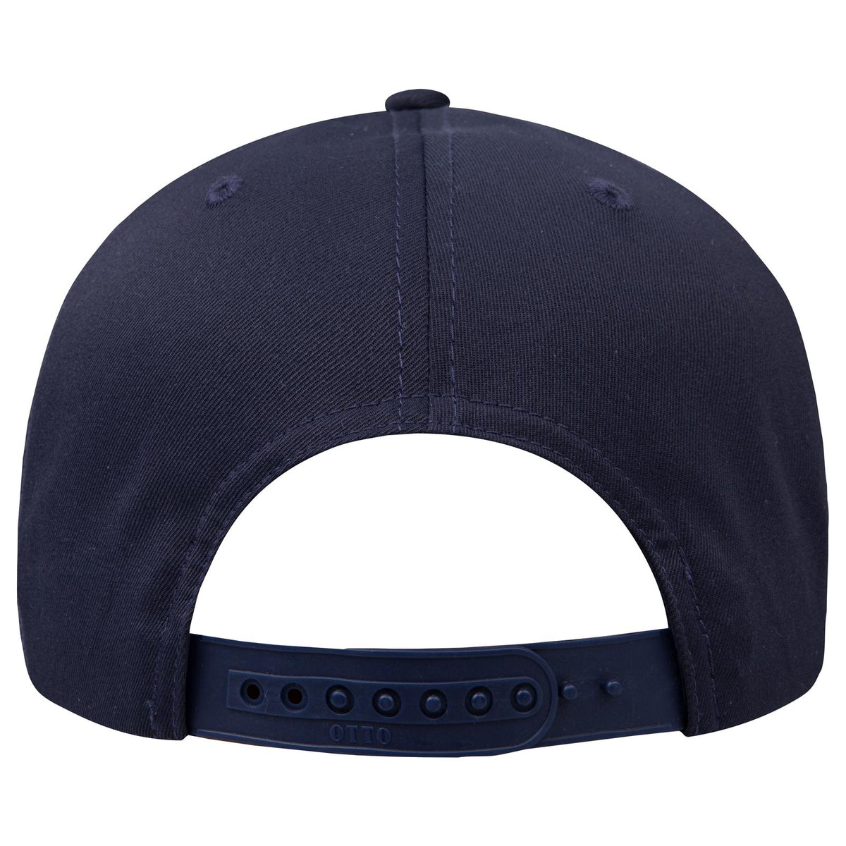 Rear View of 004 - Navy OTTO CAP "OTTO COMFY FIT" 6 Panel Low Profile Baseball Cap