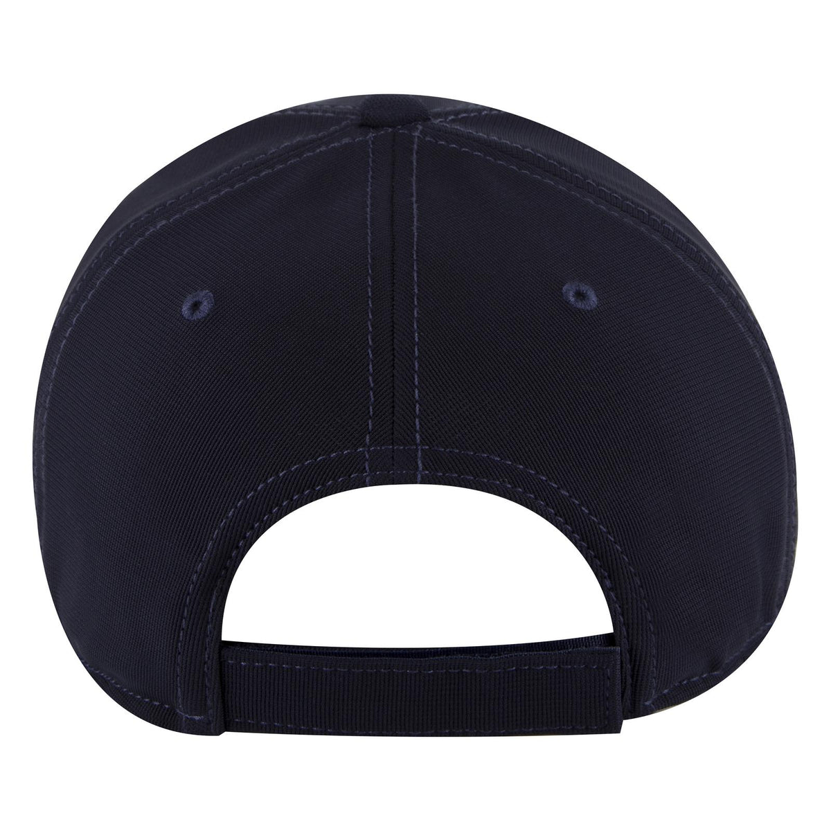 Rear View of 004 - Navy OTTO CAP "OTTO COMFY FIT" 6 Panel Low Profile Baseball Cap