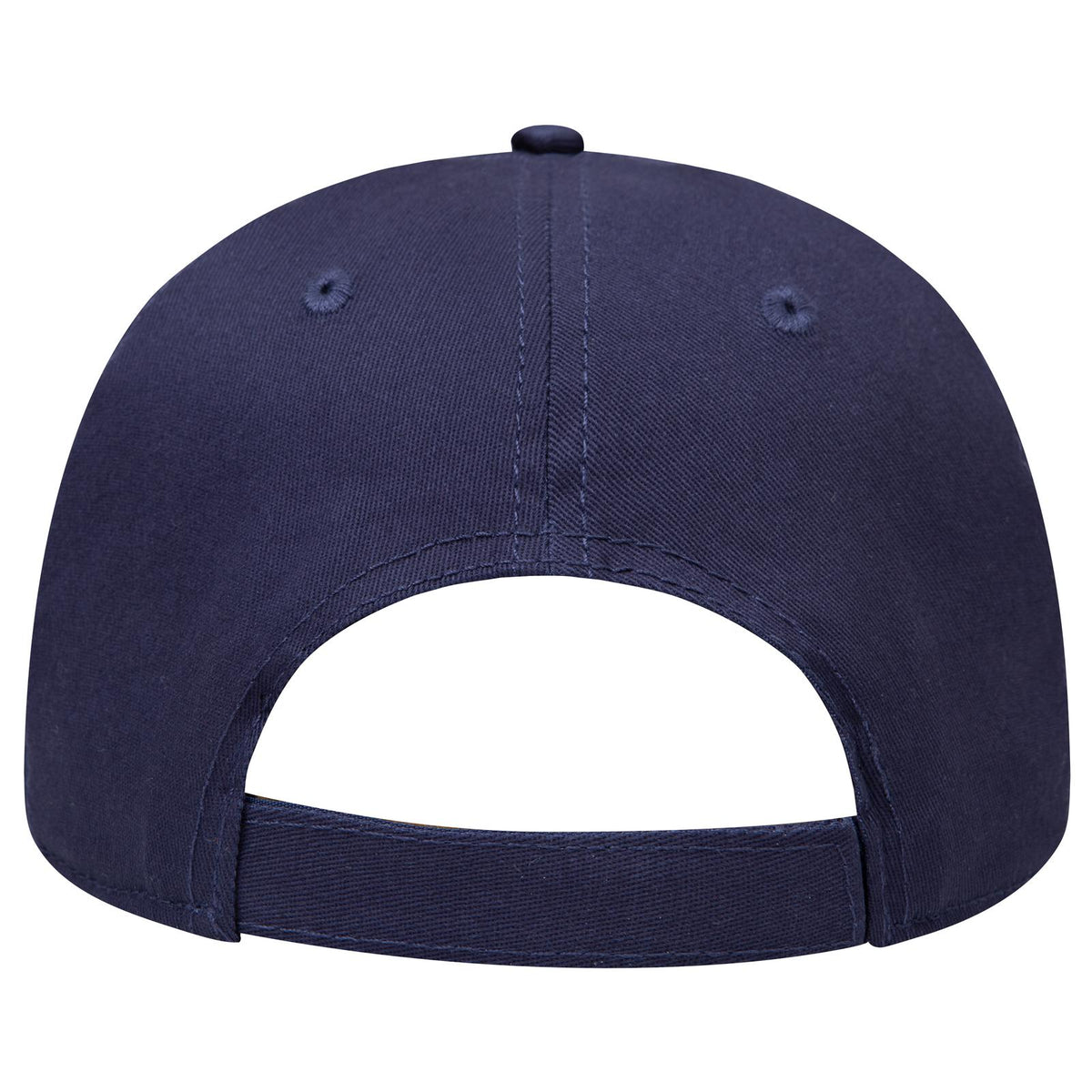 Rear View of 004 - Navy OTTO CAP "OTTO COMFY FIT" 6 Panel Low Profile Baseball Cap
