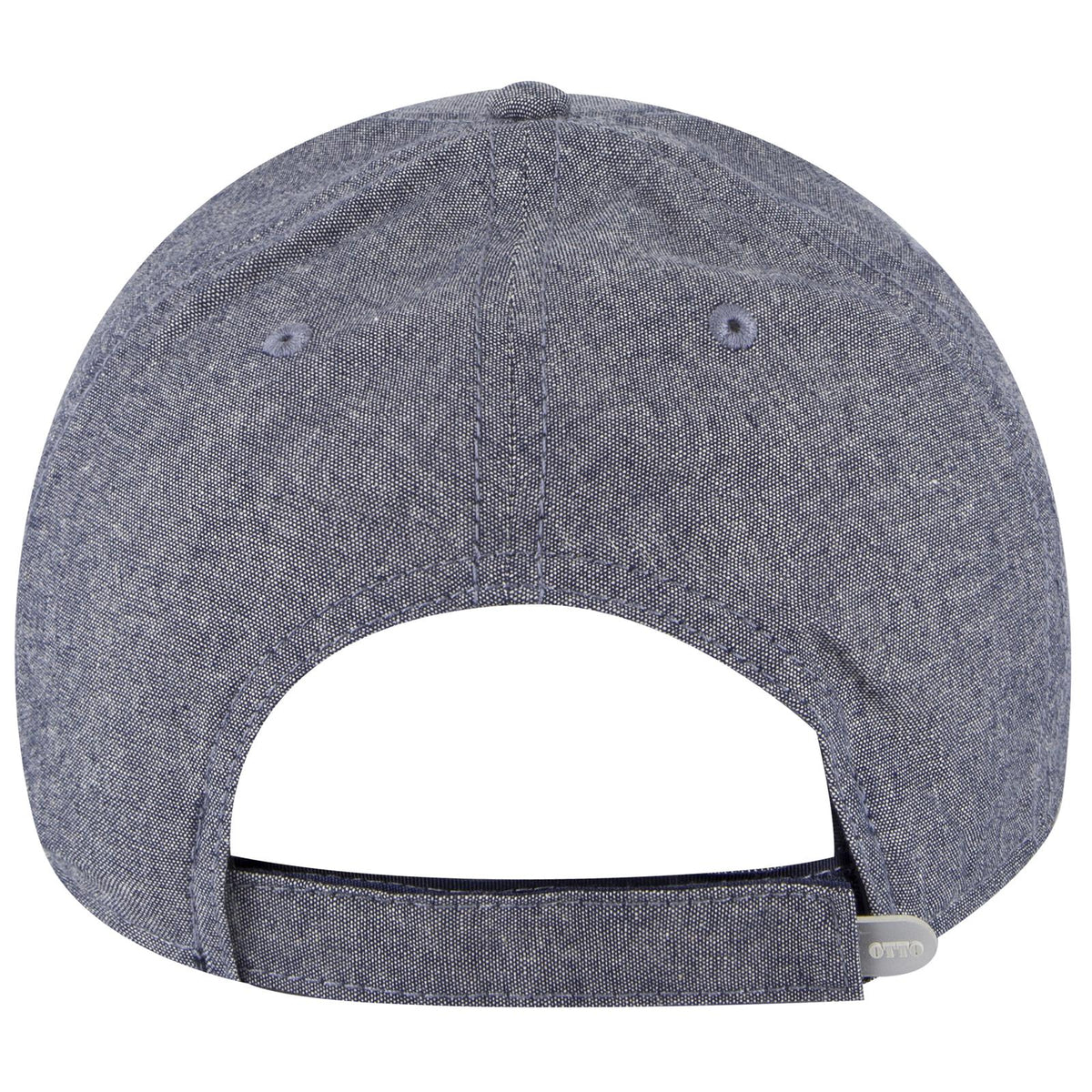 Rear View of 004A - Navy OTTO CAP 6 Panel Low Profile Baseball Cap