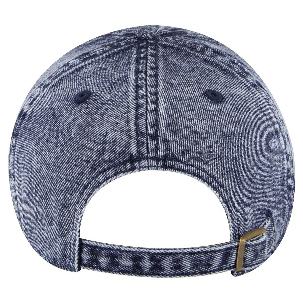 Rear View of 004D - Deep Navy OTTO CAP 6 Panel Low Profile Dad Hat