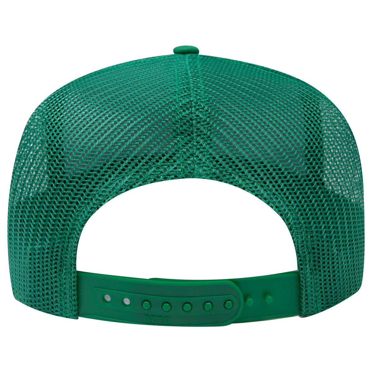 Rear View of 005 - Kelly OTTO CAP 5 Panel Mid Profile Mesh Back Trucker Hat
