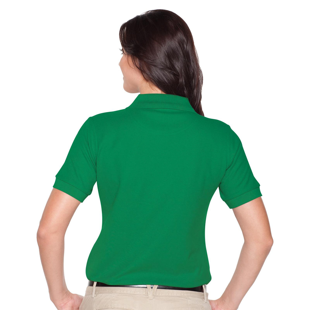 Rear View of 005 - Kelly OTTO Ladies' Premium Sport Shirt