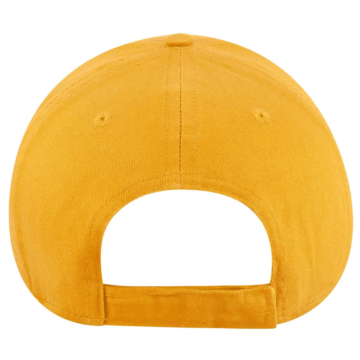 Rear View of 006 - Gold OTTO CAP 6 Panel Low Profile Baseball Cap