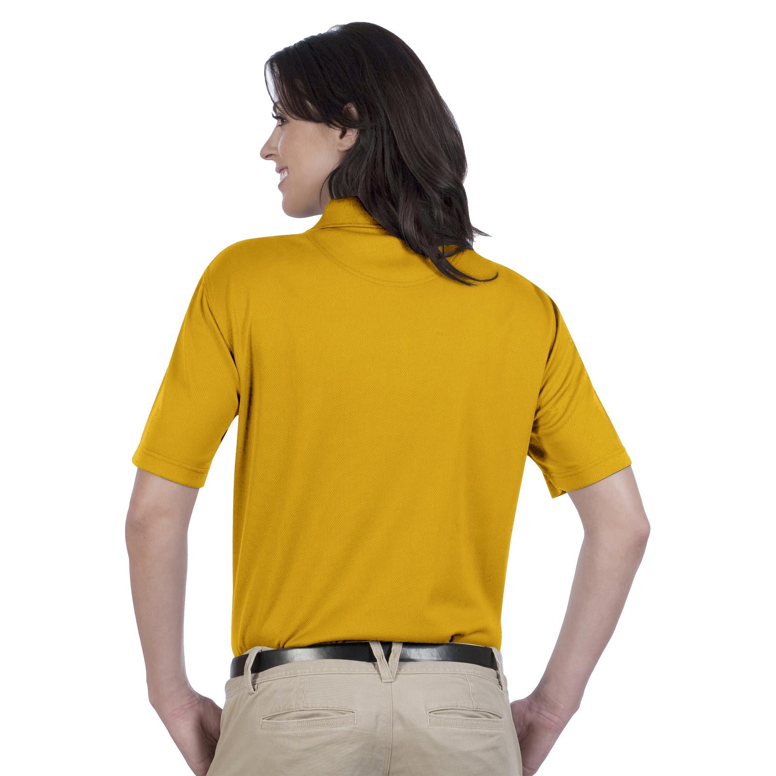 Front View of 006 - Gold OTTO Ladies' Performance Sport Shirt