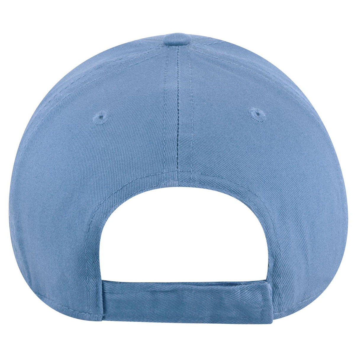 Rear View of 008 - Col. Blue OTTO CAP 6 Panel Low Profile Baseball Cap