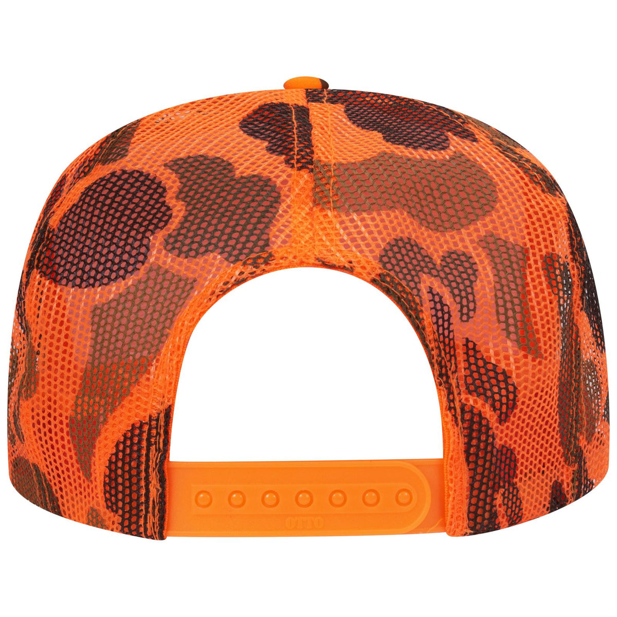 Rear View of 009CPA OTTO CAP 5 Panel High Crown Mesh Back Trucker Hat