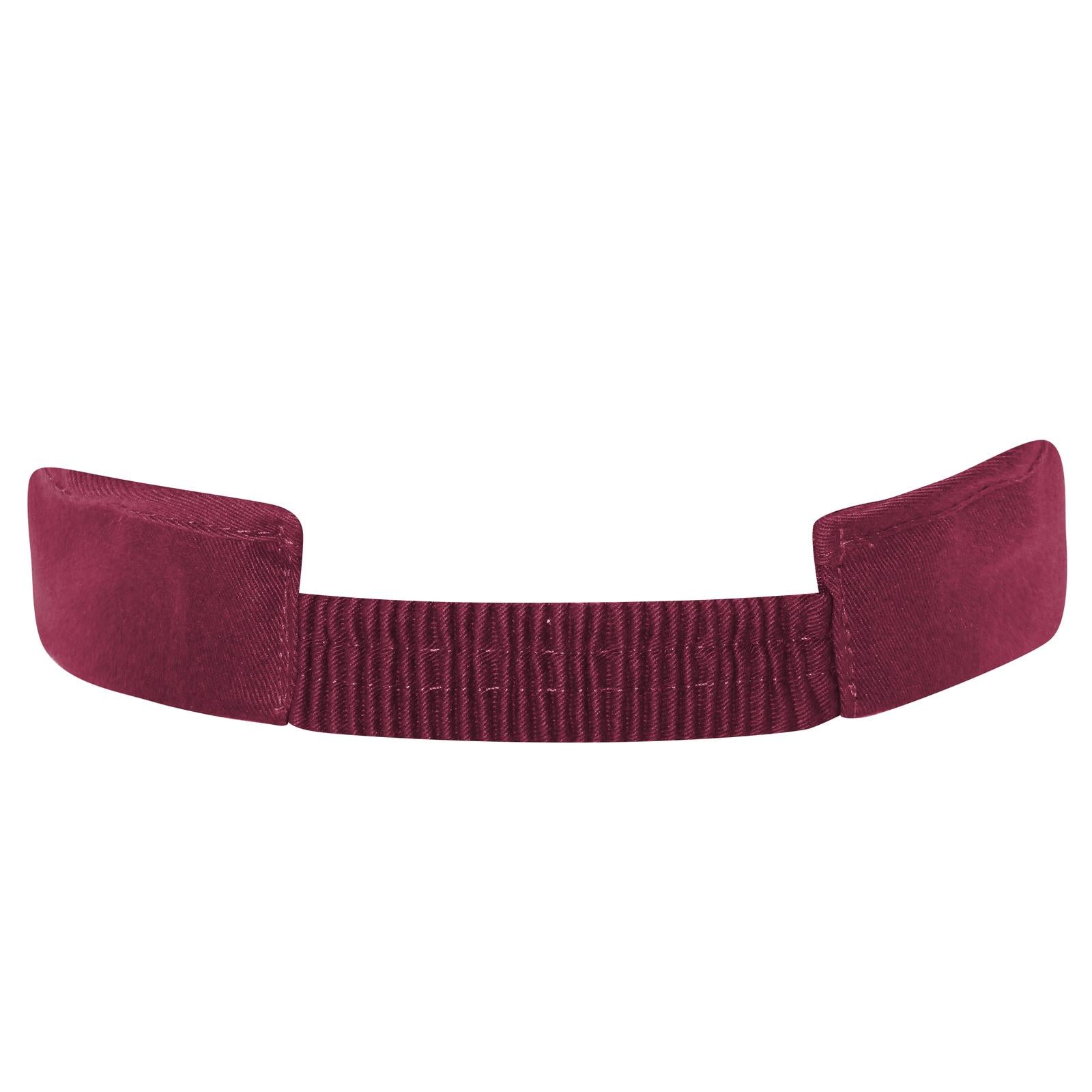 Right View of 010 - Maroon OTTO CAP 4 Panel Ponytail Cap