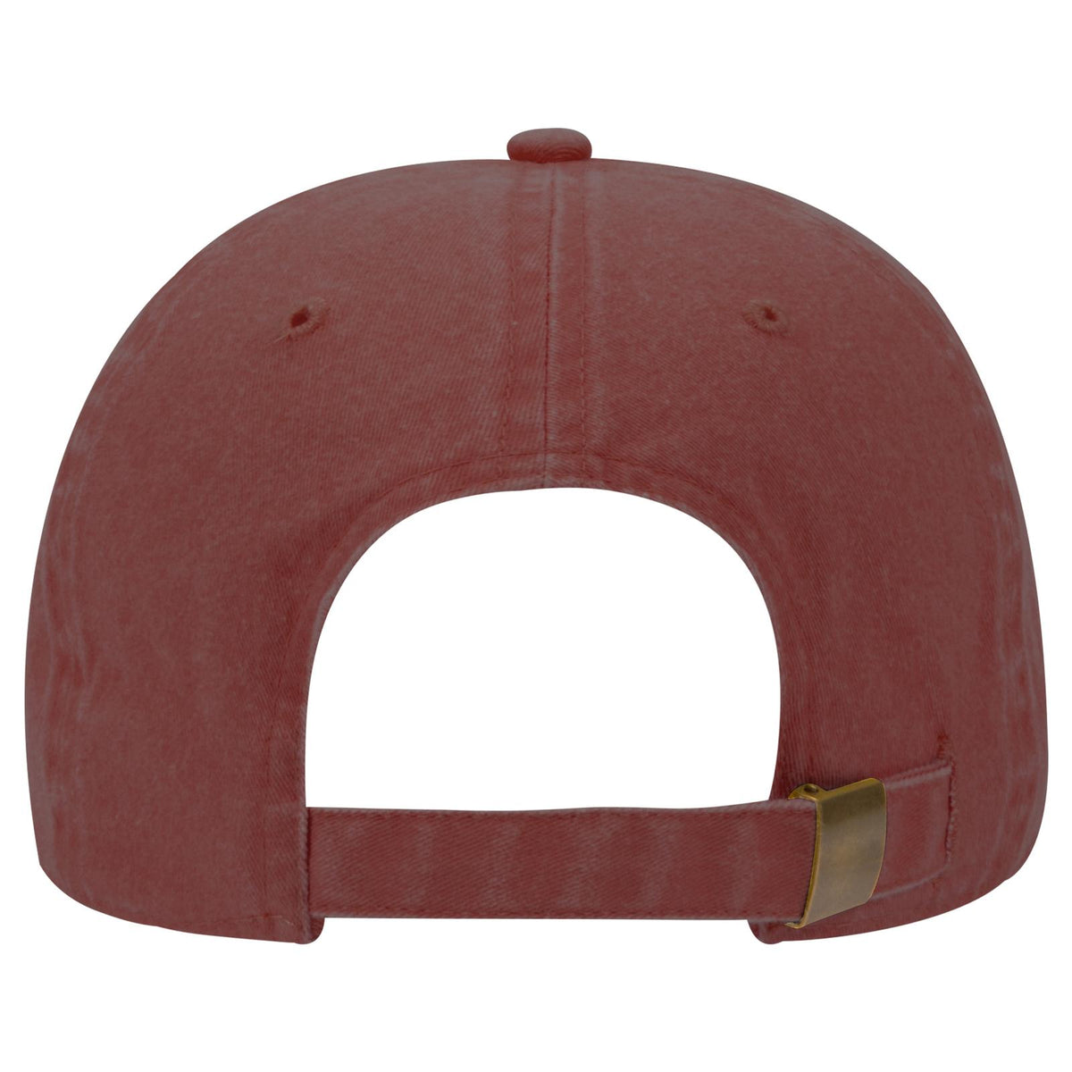Rear View of 010 - Maroon OTTO CAP 6 Panel Low Profile Dad Hat
