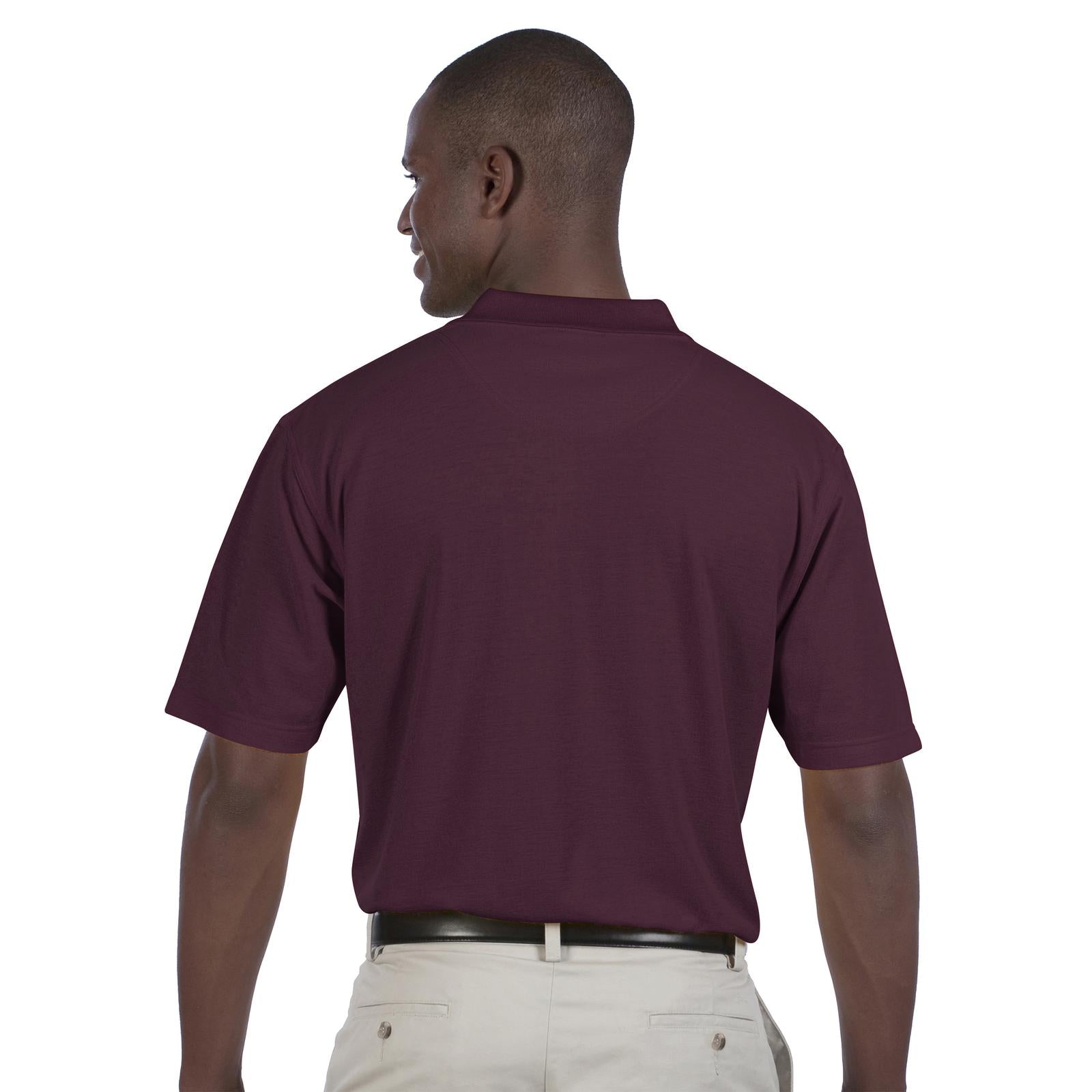 Front View of 010 - Maroon OTTO Men's Comfortable Sport Shirt