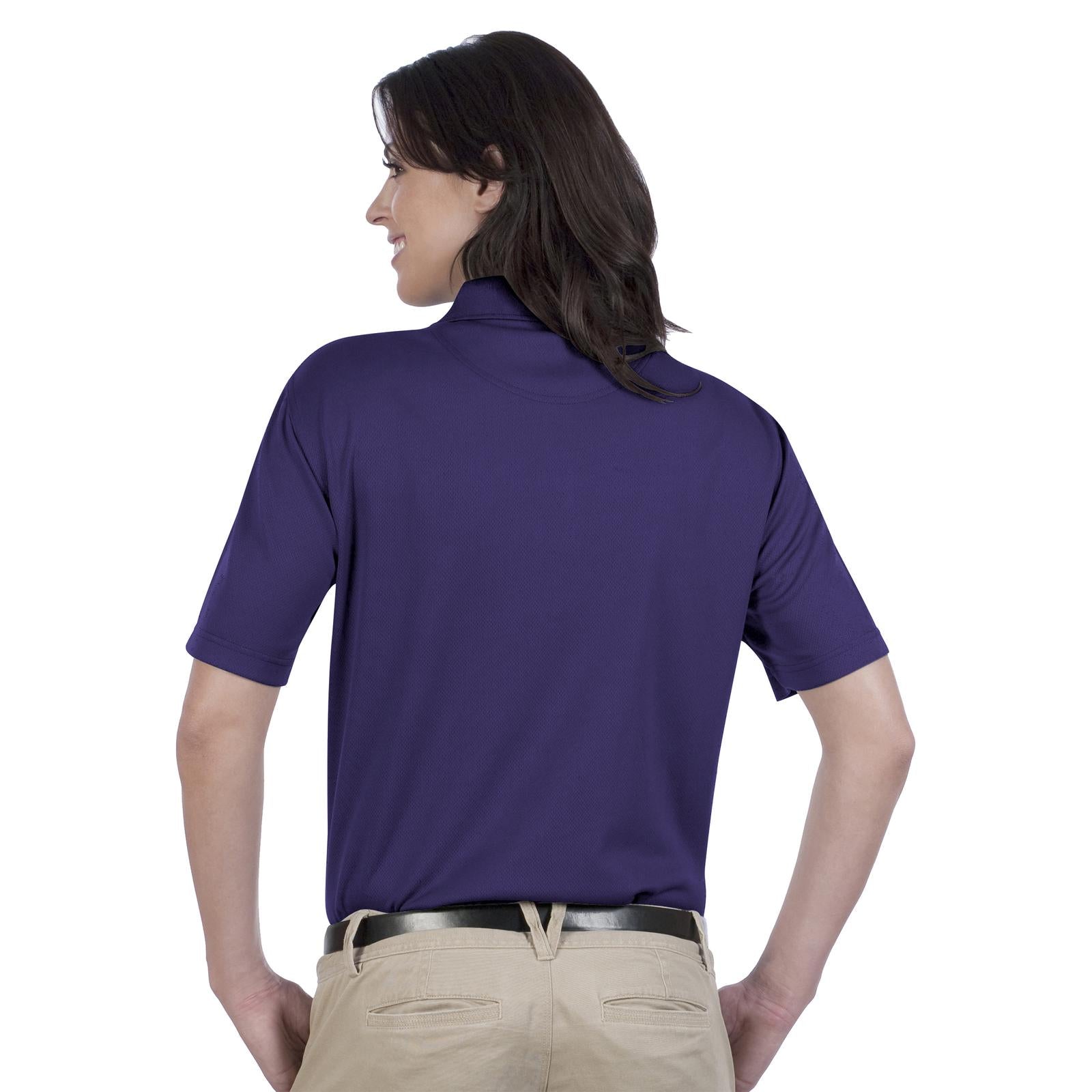 Front View of 011 - Purple OTTO Ladies' Performance Sport Shirt