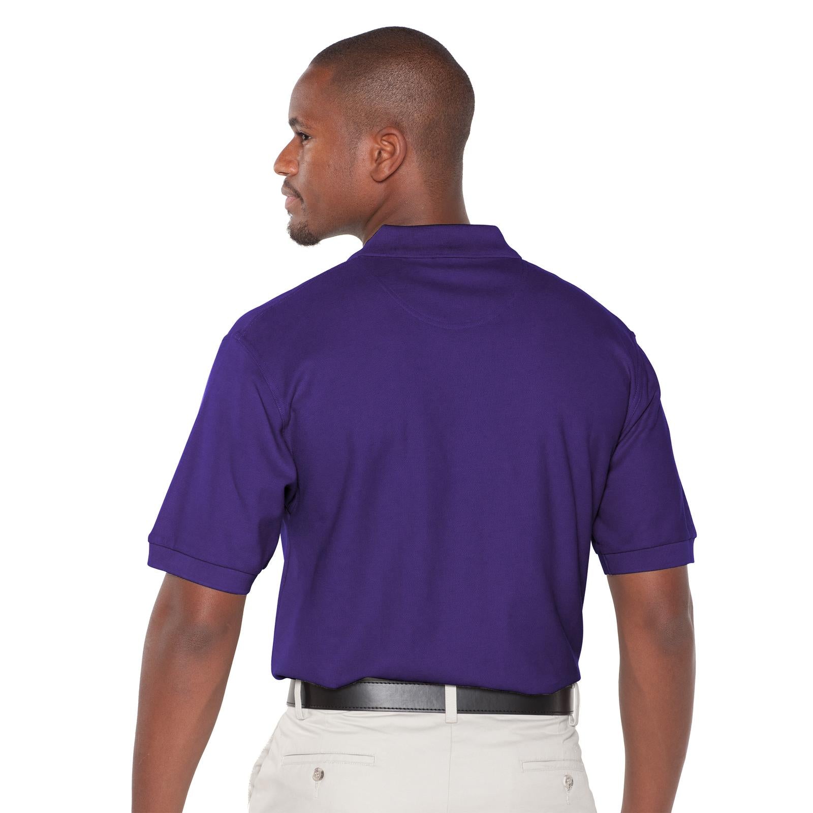 Front View of 011 - Purple OTTO Men's Premium Sport Shirt