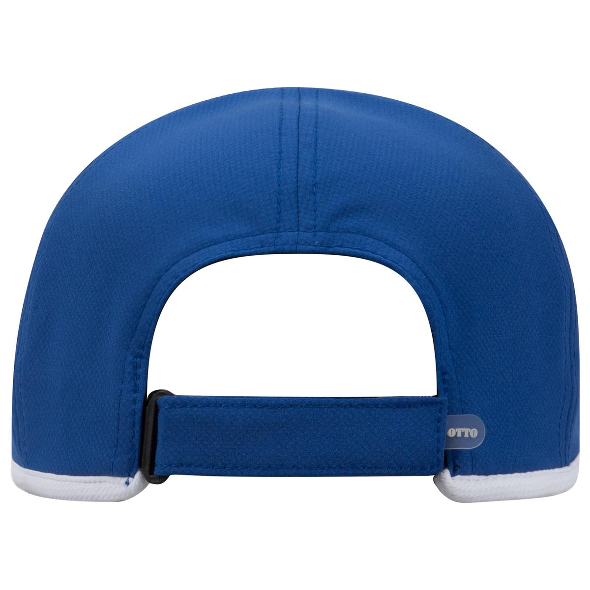 Rear View of 0116 - Ryl/Wht OTTO CAP UPF 50+ 6 Panel Running Hat
