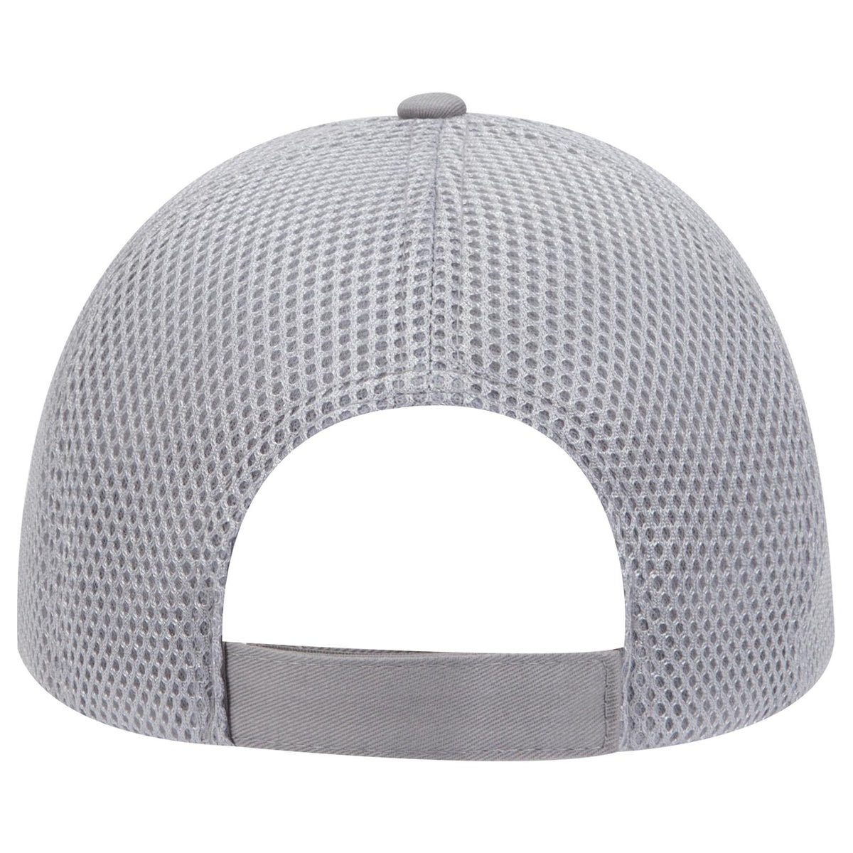 Rear View of 014 - Gray OTTO CAP "OTTO COMFY FIT" 6 Panel Low Profile Baseball Cap