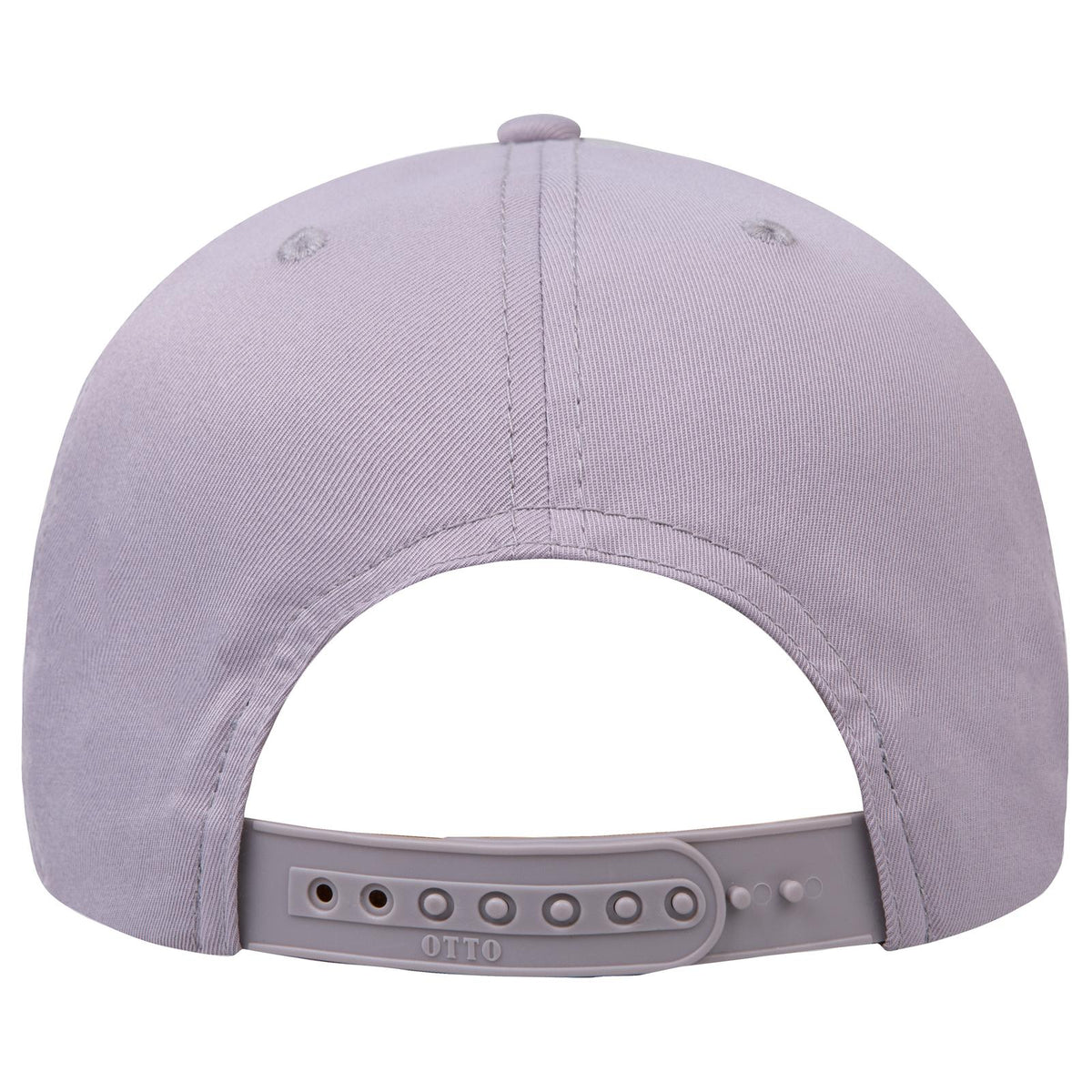 Rear View of 014 - Gray OTTO CAP "OTTO COMFY FIT" 6 Panel Low Profile Baseball Cap