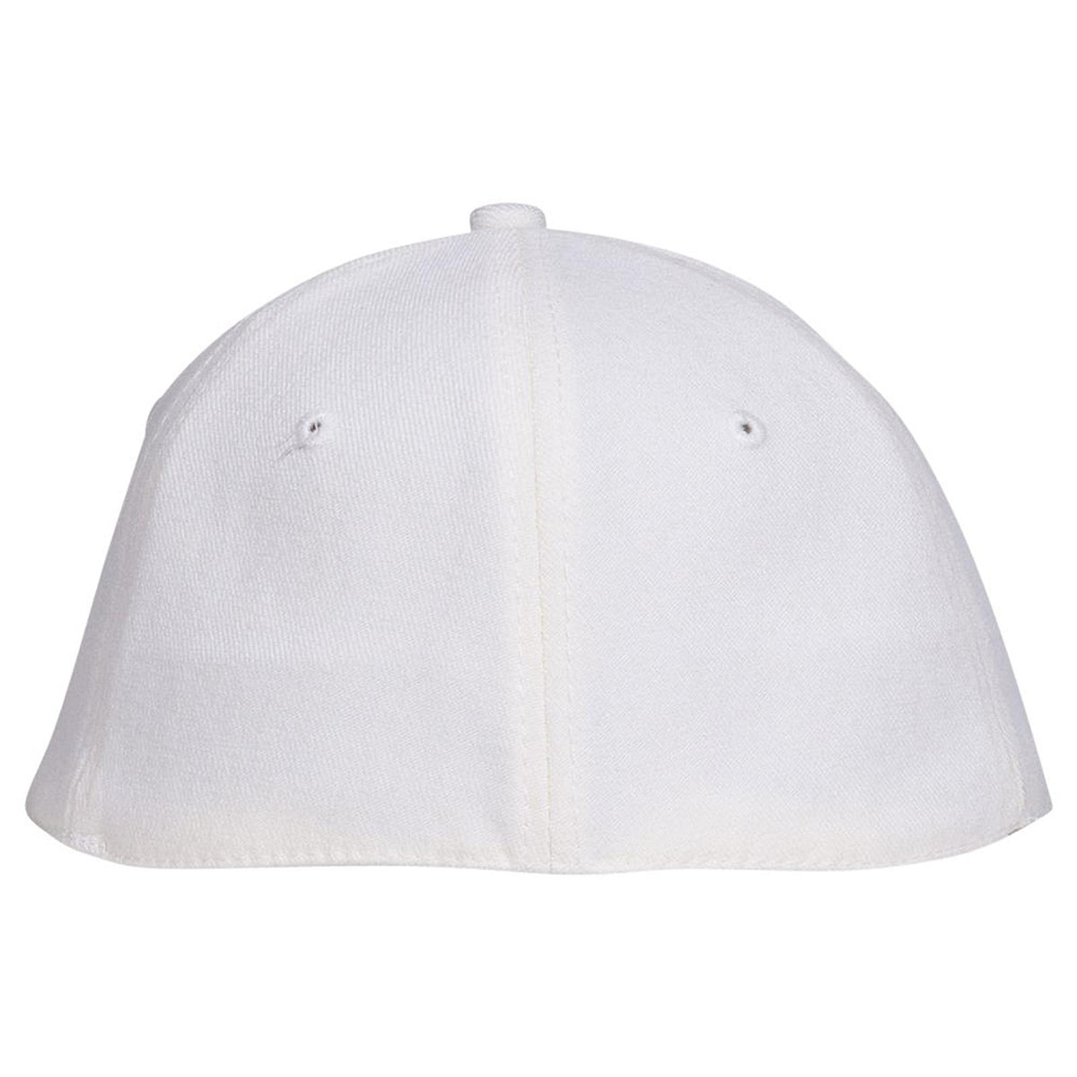 Rear View of 016 - White OTTO CAP "OTTO FLEX" Fitted 6 Panel Low Profile Baseball Cap