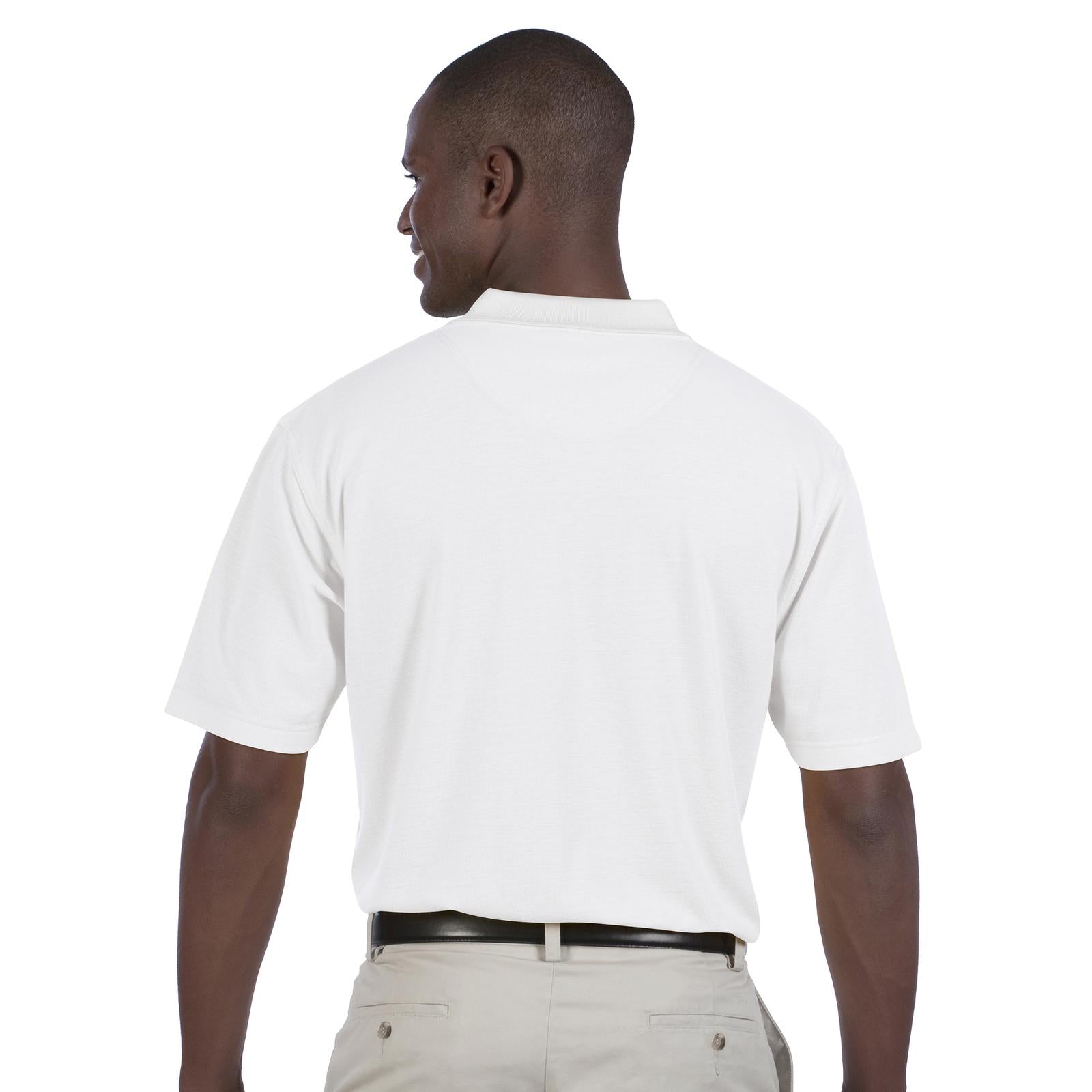 Front View of 016 - White OTTO Men's Comfortable Sport Shirt
