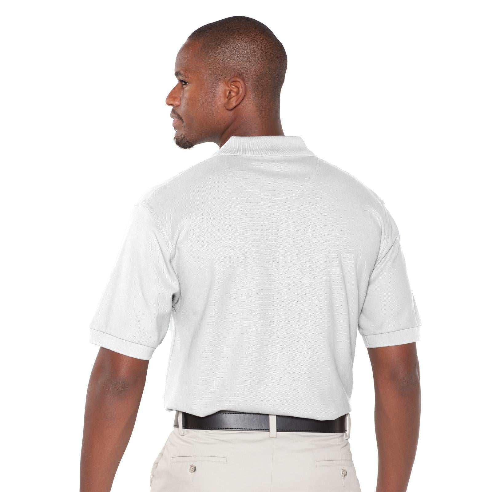Front View of 016 - White OTTO Men's Premium Sport Shirt