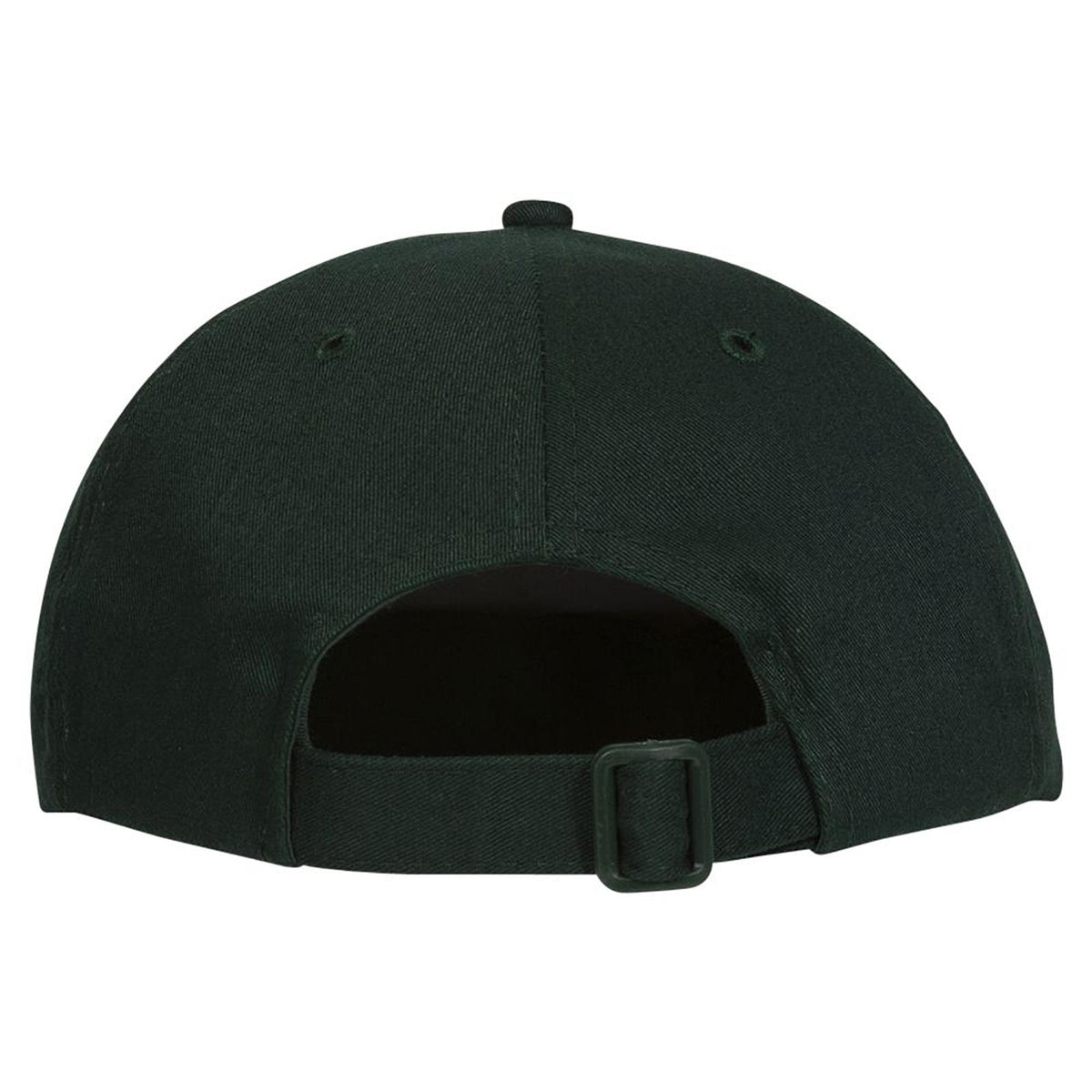 Rear View of 017 - Dk. Green OTTO CAP 6 Panel Low Profile Baseball Cap