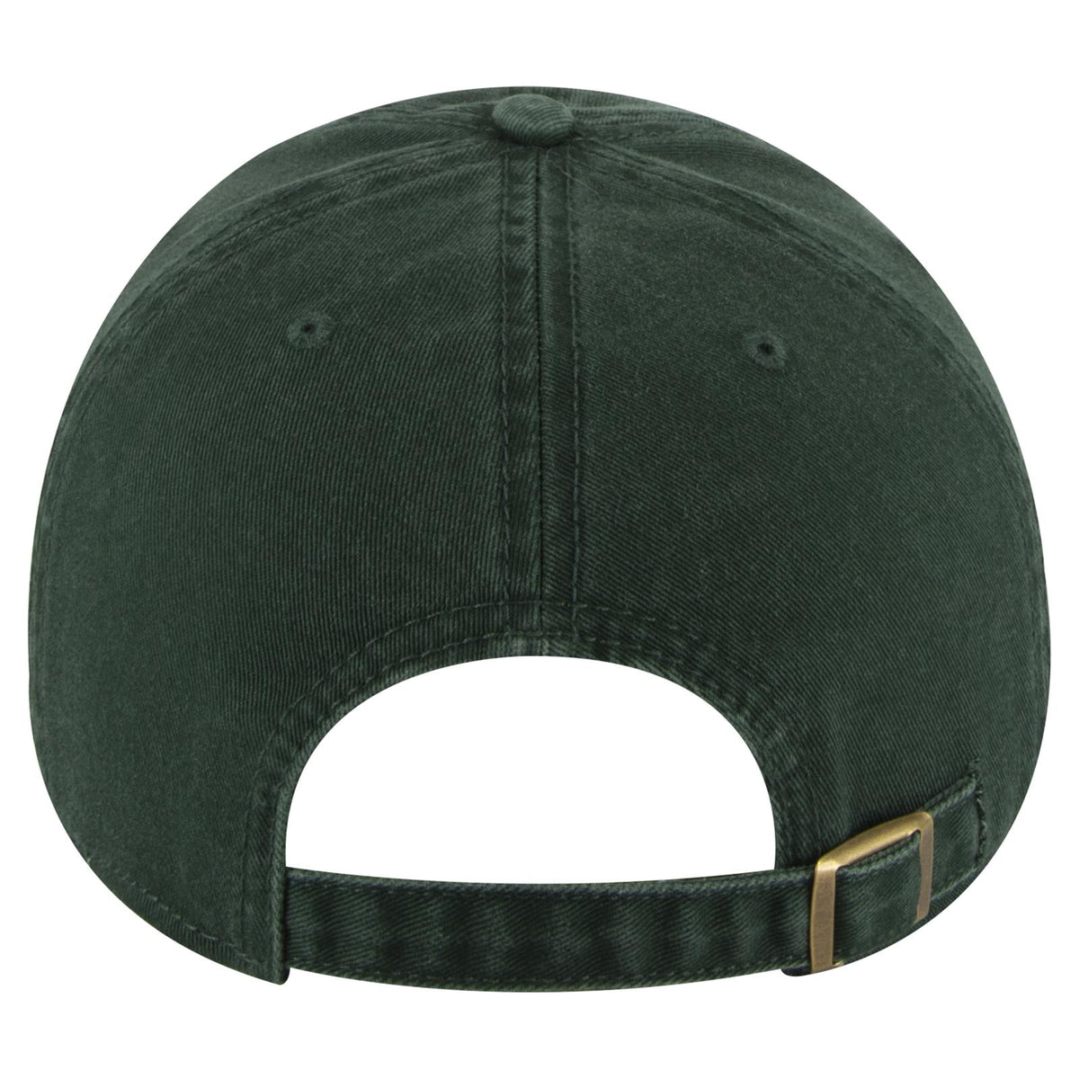 Rear View of 017 - Dk. Green OTTO CAP 6 Panel Low Profile Dad Hat