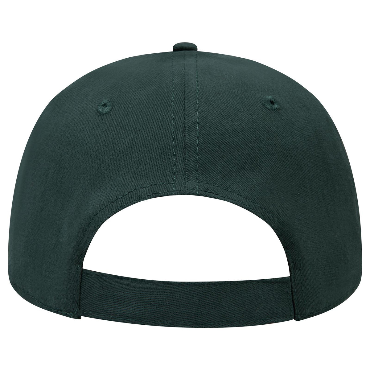 Rear View of 017 - Dk. Green OTTO CAP "OTTO COMFY FIT" 6 Panel Low Profile Baseball Cap