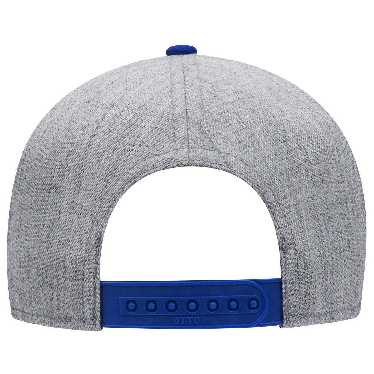 Rear View of 017474 - Ryl/H.Gry/H.Gry OTTO CAP "OTTO SNAP" 6 Panel Pro Style Snapback Hat