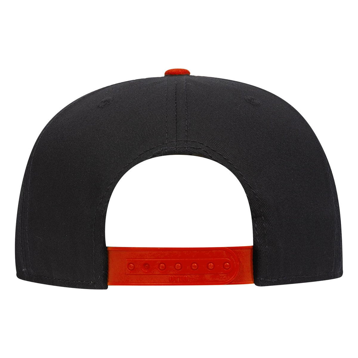 Rear View of 020303 - Red/Blk/Blk OTTO CAP “OTTO SNAP” 6 Panel Pro Style Snapback Hat