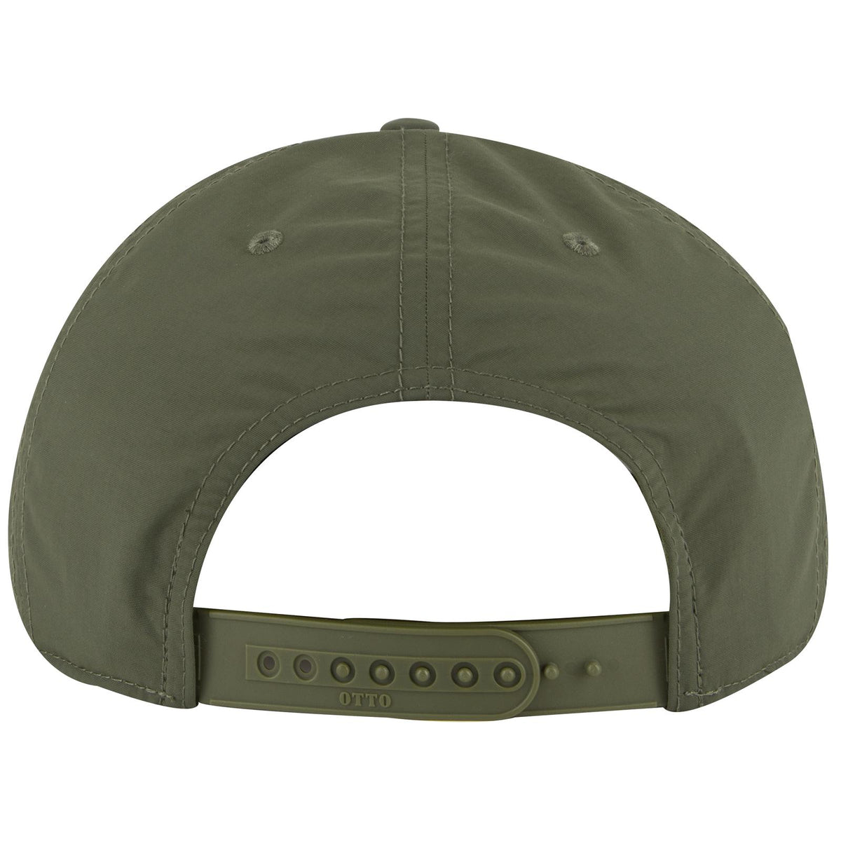 Rear View of 021 - Ol. Green OTTO CAP 5 Panel Pro Style Baseball Cap