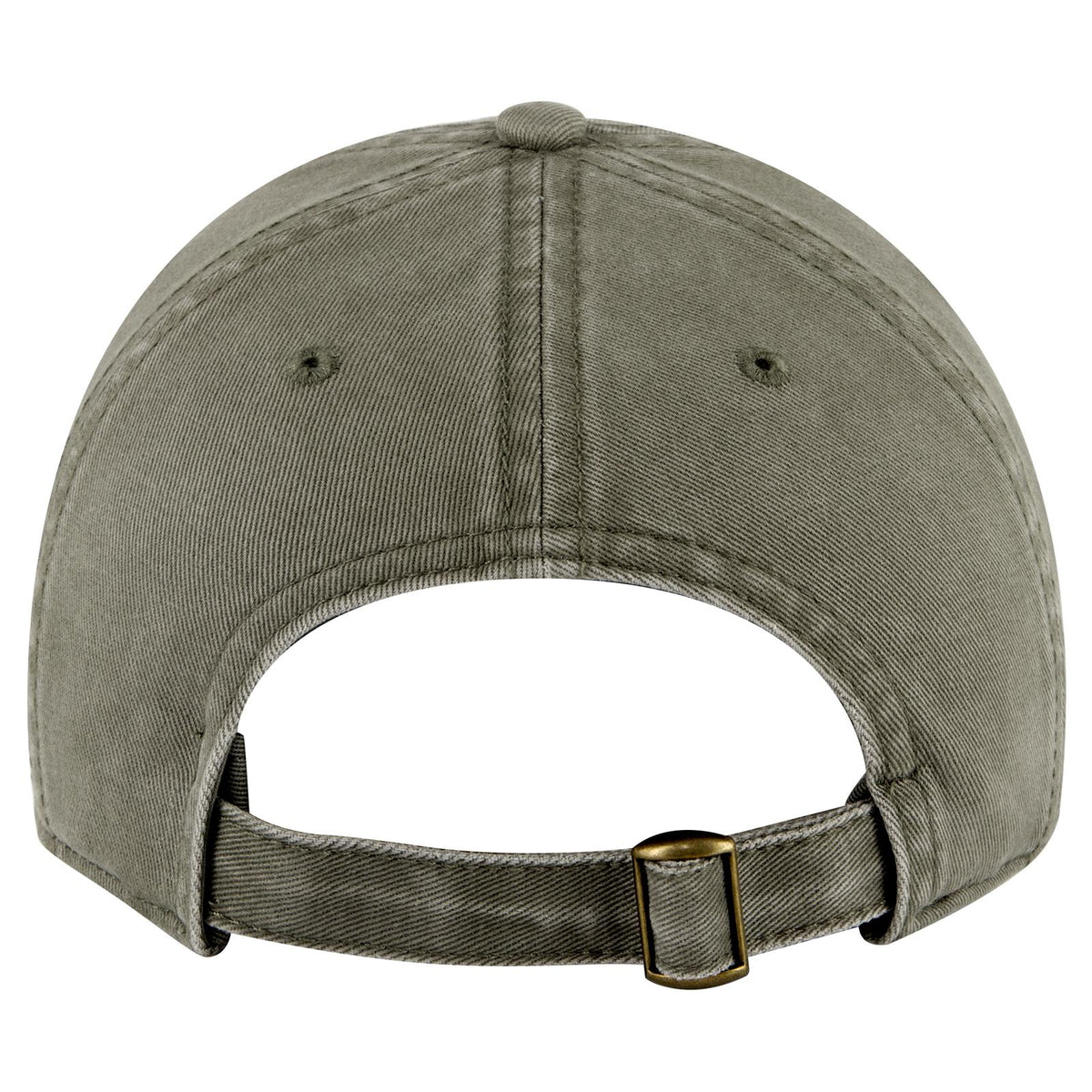 Rear View of 021 - Ol. Green OTTO CAP 6 Panel Low Profile Dad Hat