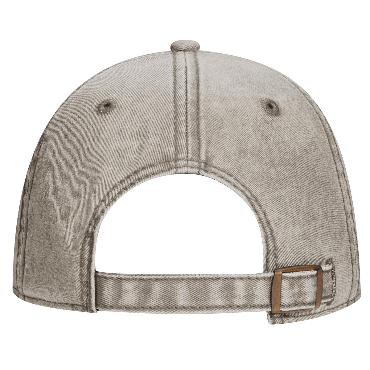 Rear View of 021 - Ol. Green OTTO CAP 6 Panel Low Profile Dad Hat