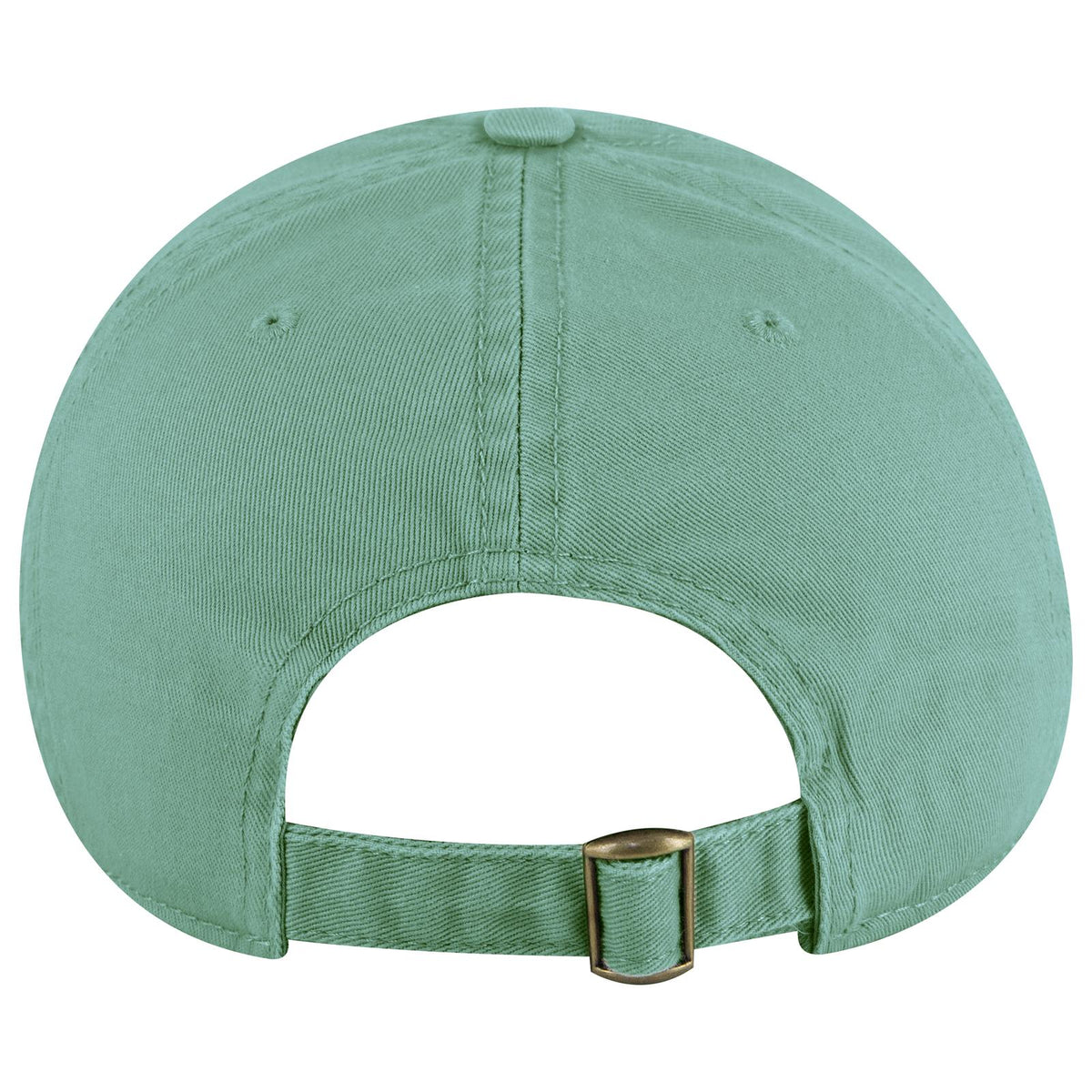Rear View of 022 - Turquoise OTTO CAP 6 Panel Low Profile Dad Hat