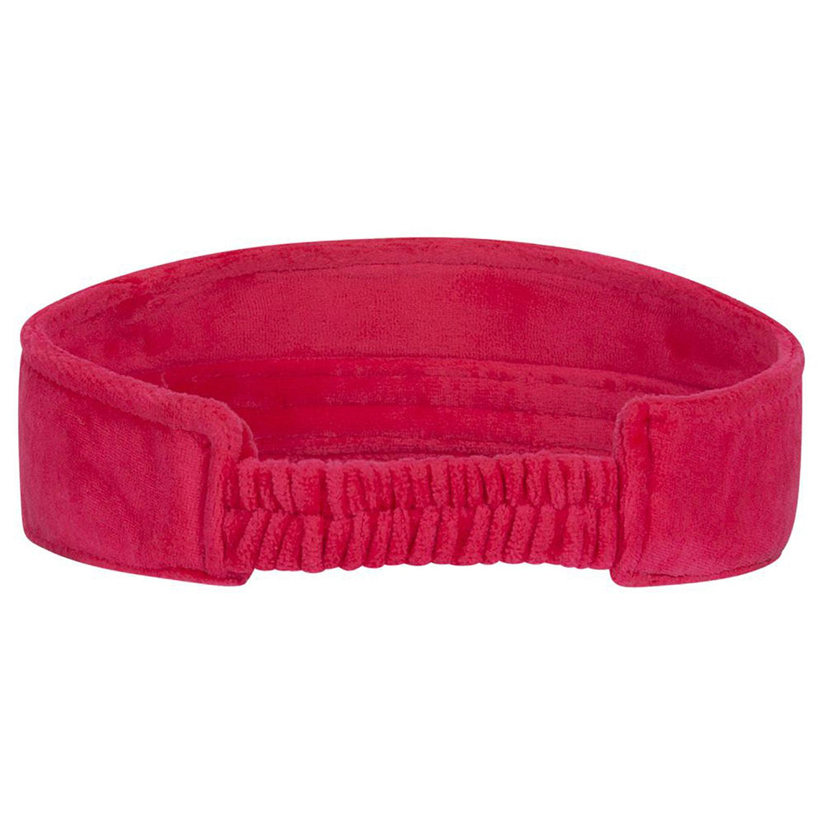 Rear View of 023 - Cherry Red OTTO CAP Sun Visor