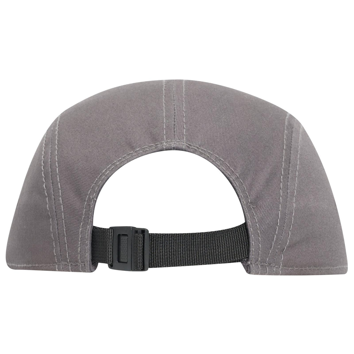 Rear View of 025 - Char. Gray OTTO CAP 5 Panel Camper Hat