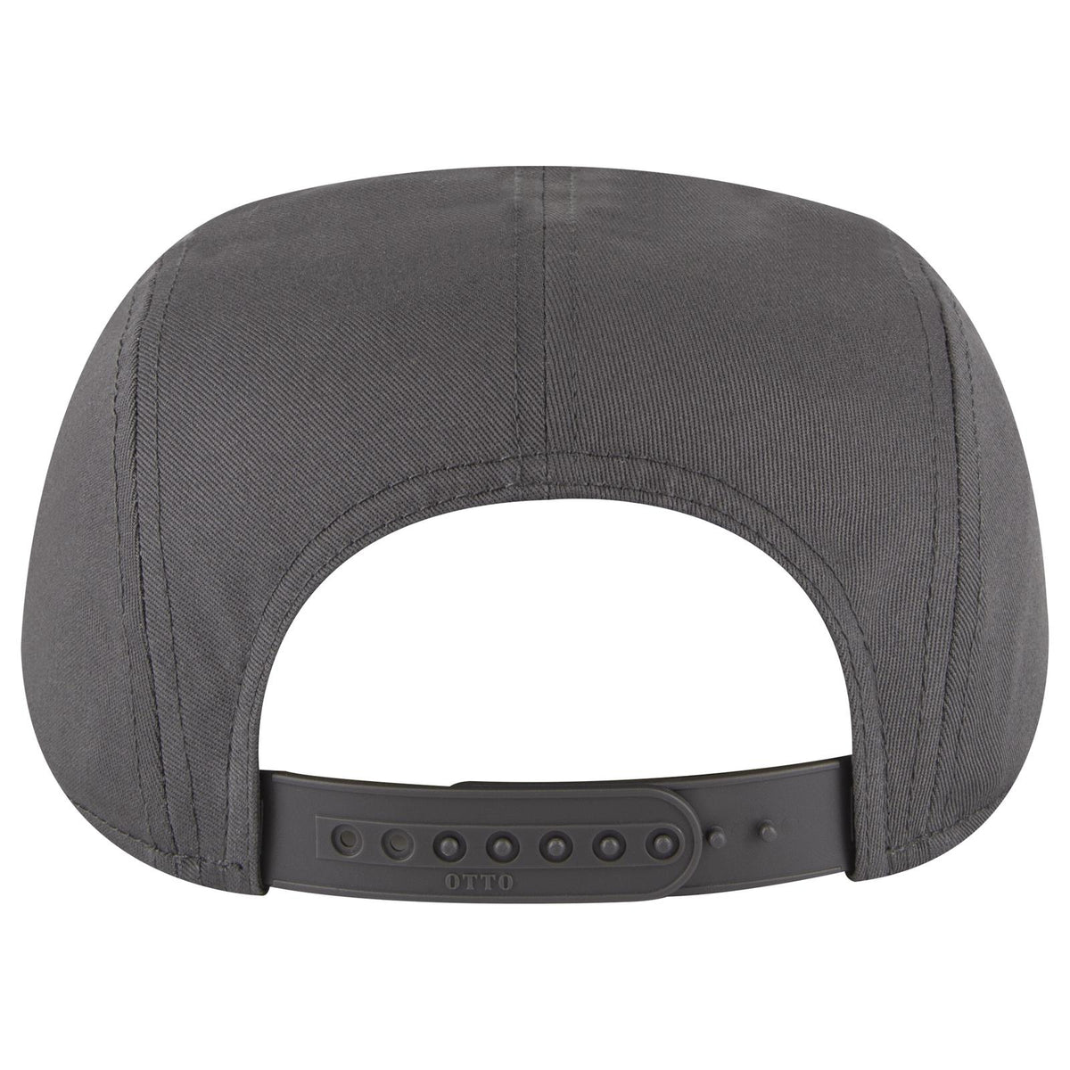 Rear View of 025 - Char. Gray OTTO CAP 5 Panel Camper Hat