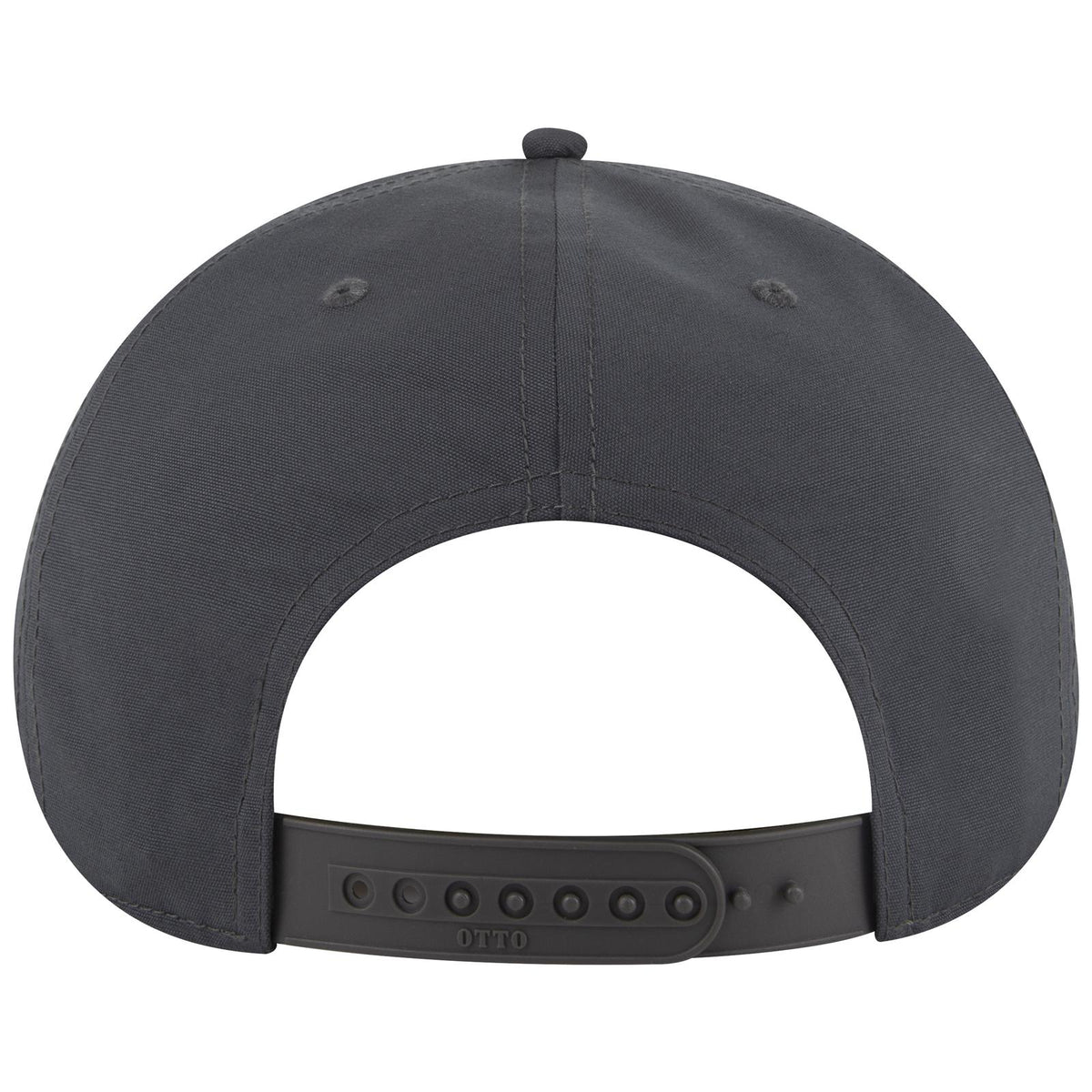 Rear View of 025 - Char. Gray OTTO CAP 5 Panel Pro Style Baseball Cap