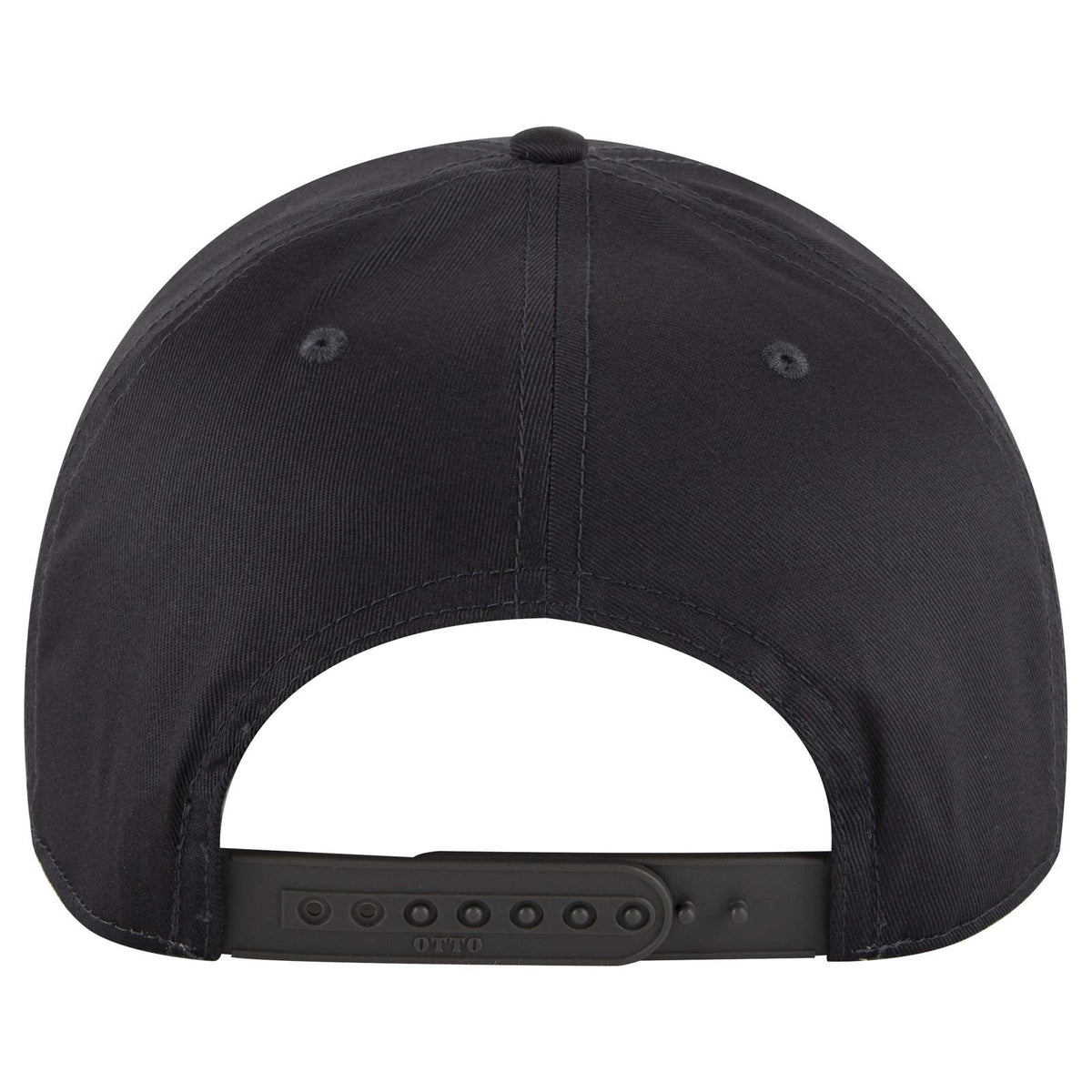 Rear View of 025 - Char. Gray OTTO CAP 6 Panel Low Profile Baseball Cap